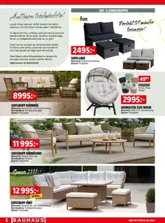 Bauhaus erbjudanden - Förhandsvisning av reklamblad från butik Bauhaus aktuell från 01.05.2026 | Sida: 2