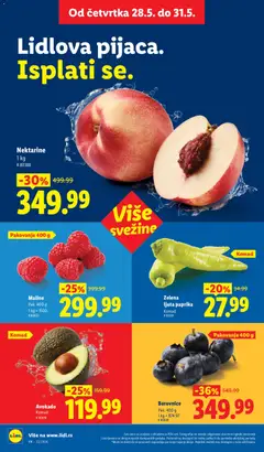 Zelena, ljuta paprika, Komad - pregled Lidl kataloga - važi od 28.05.2026 | Strana: 14