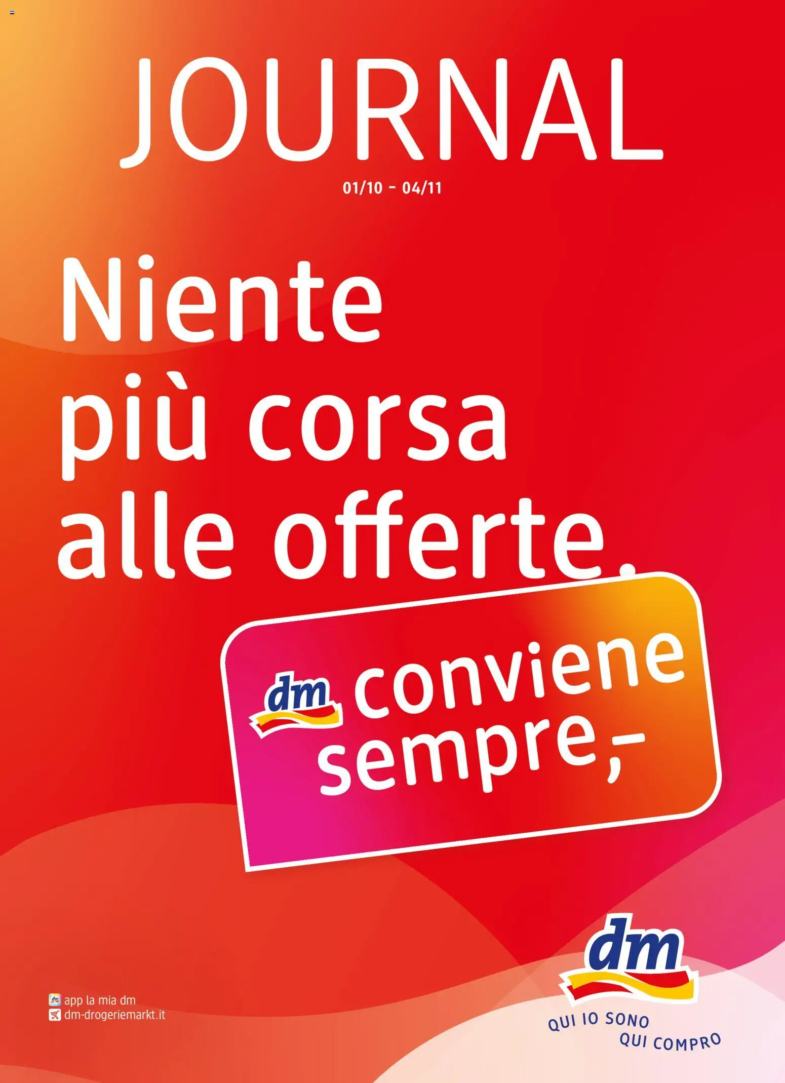 Volantino dm drogerie markt del 01/10/2026 | Pagina: 1