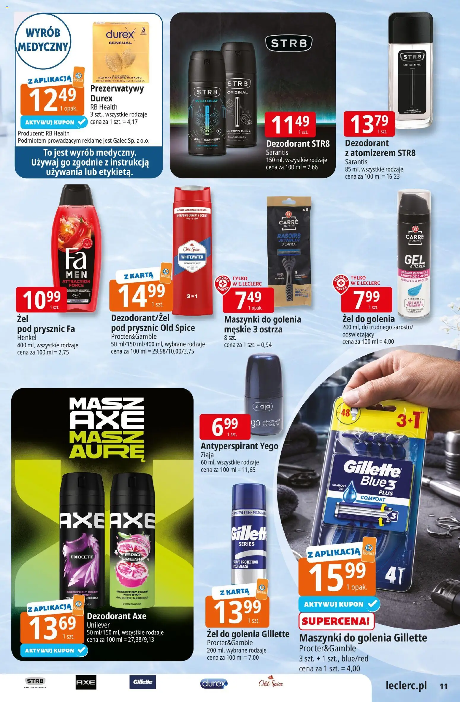 E.Leclerc gazetka - Zielona Góra od 05.05.2026 | Strona: 22 | Produkty: Prezerwatywy, Warka, Prysznic, Old spice
