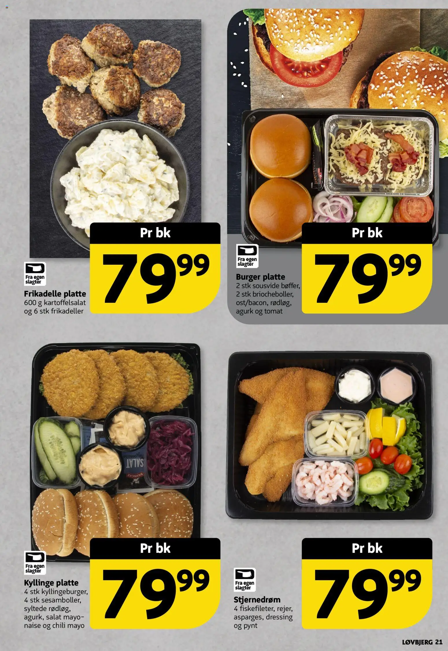 Løvbjerg tilbudsavis – gyldig fra 12.06.2026 | Side: 21 | Produkter: Kartoffelsalat, Salat, Dressing, Frikadeller
