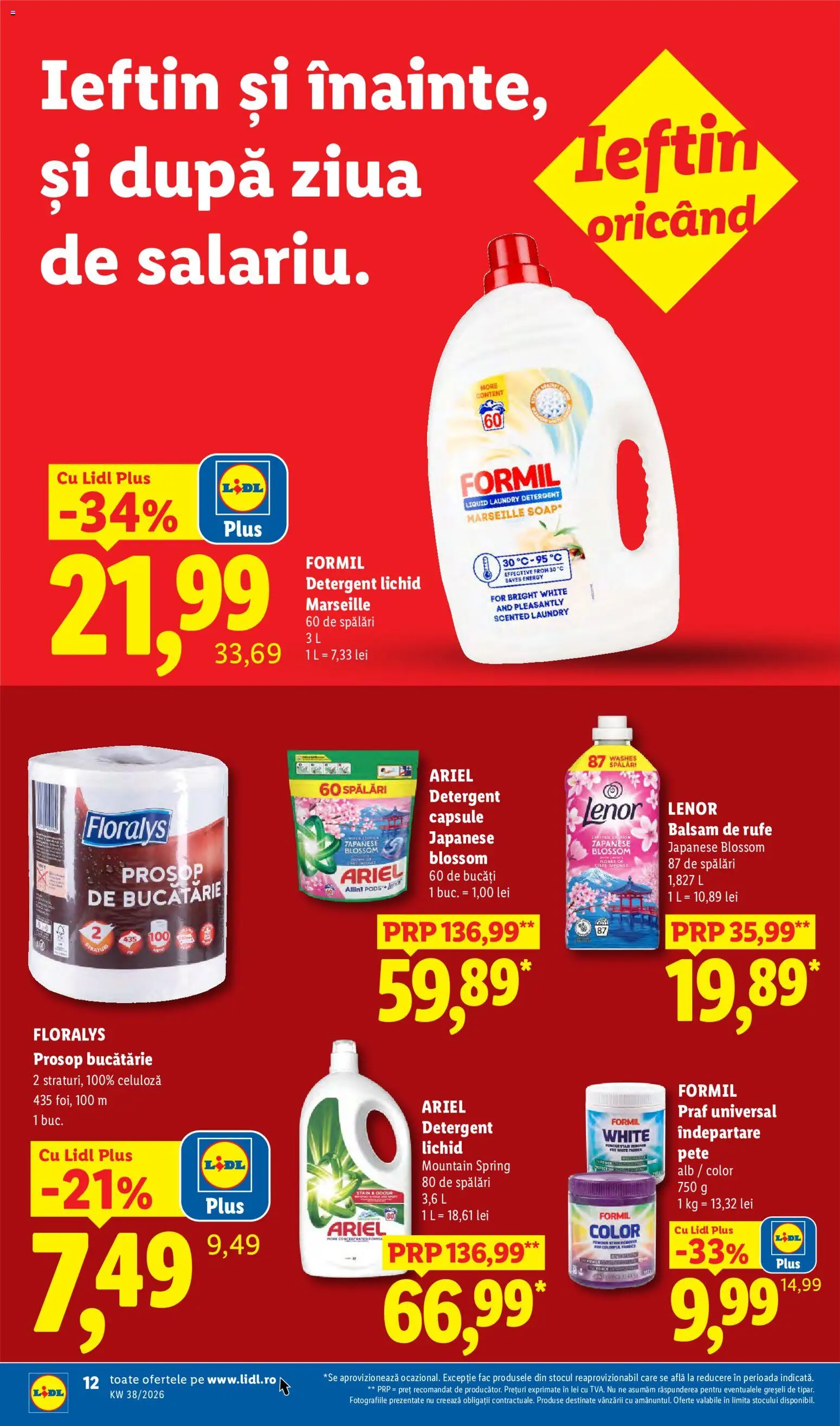 Noul catalog Lidl – valabil de la 14.09.2026 | Pagină: 12
