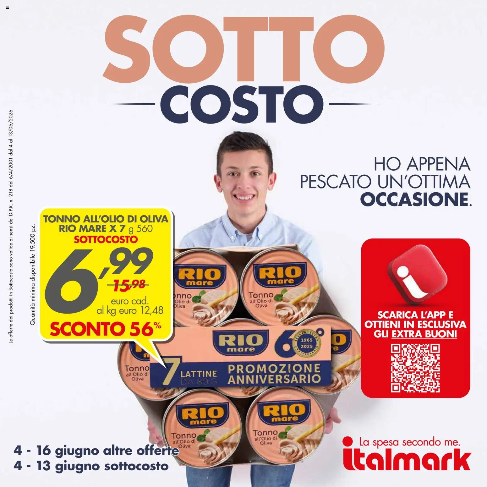 Volantino Italmark del 04.06.2026 | Pagina: 1 | Prodotti: Olio, Tonno
