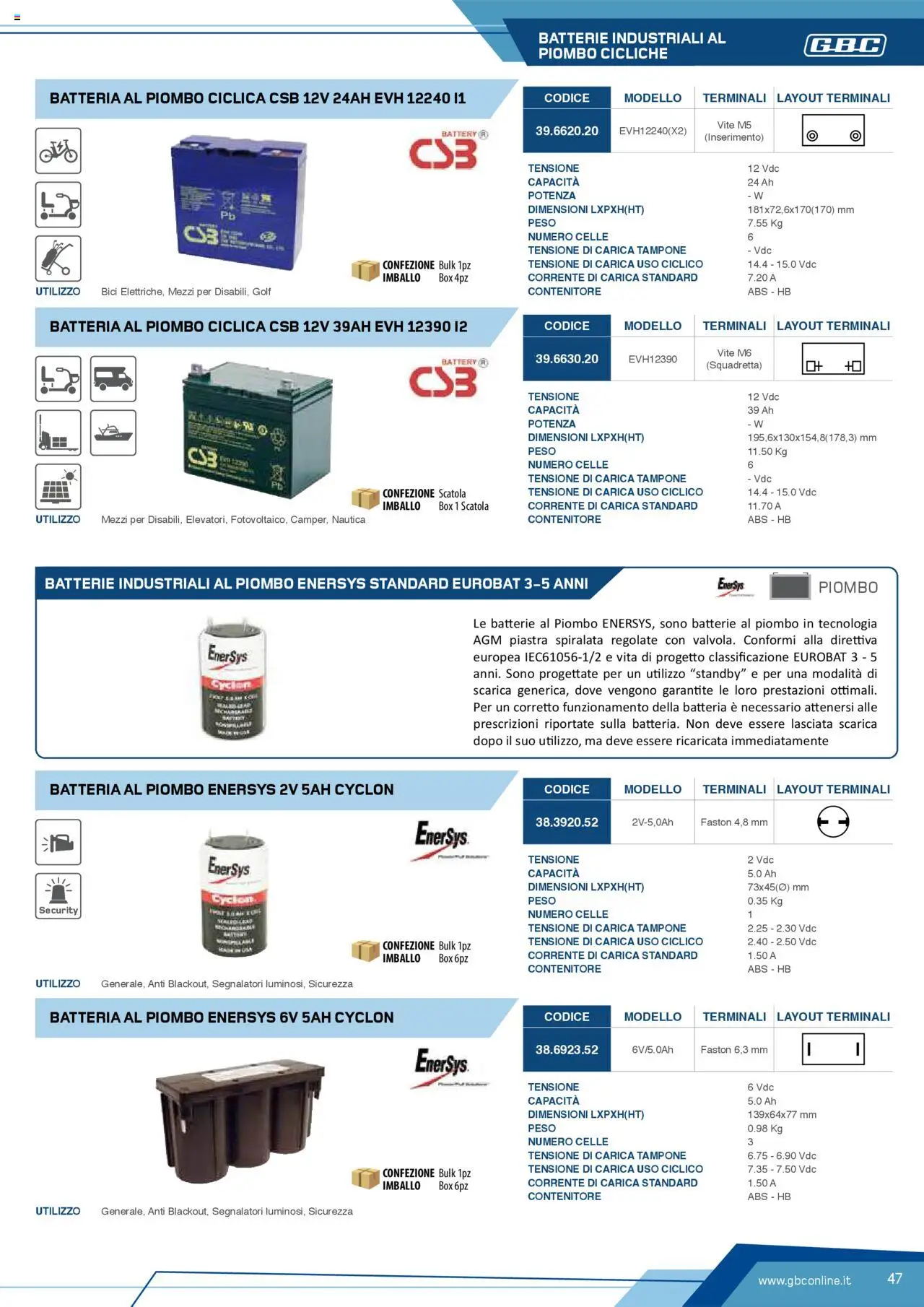 Volantino GBC del 12.04.2025 | Pagina: 47 | Prodotti: Contenitore, Scatola, Batteria, Batterie