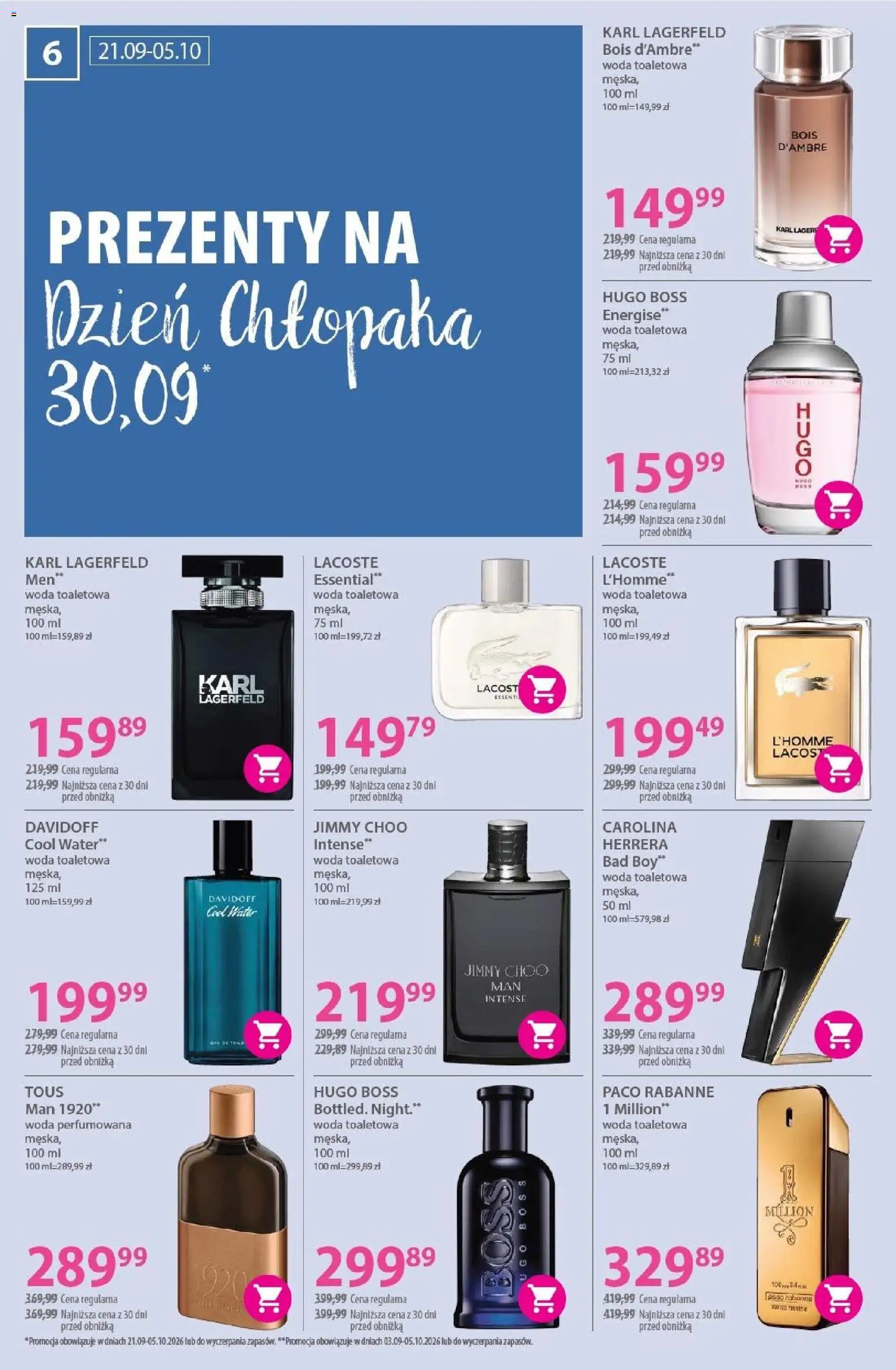 Hebe gazetka od 14.09.2026 | Strona: 6 | Produkty: Woda toaletowa, Woda