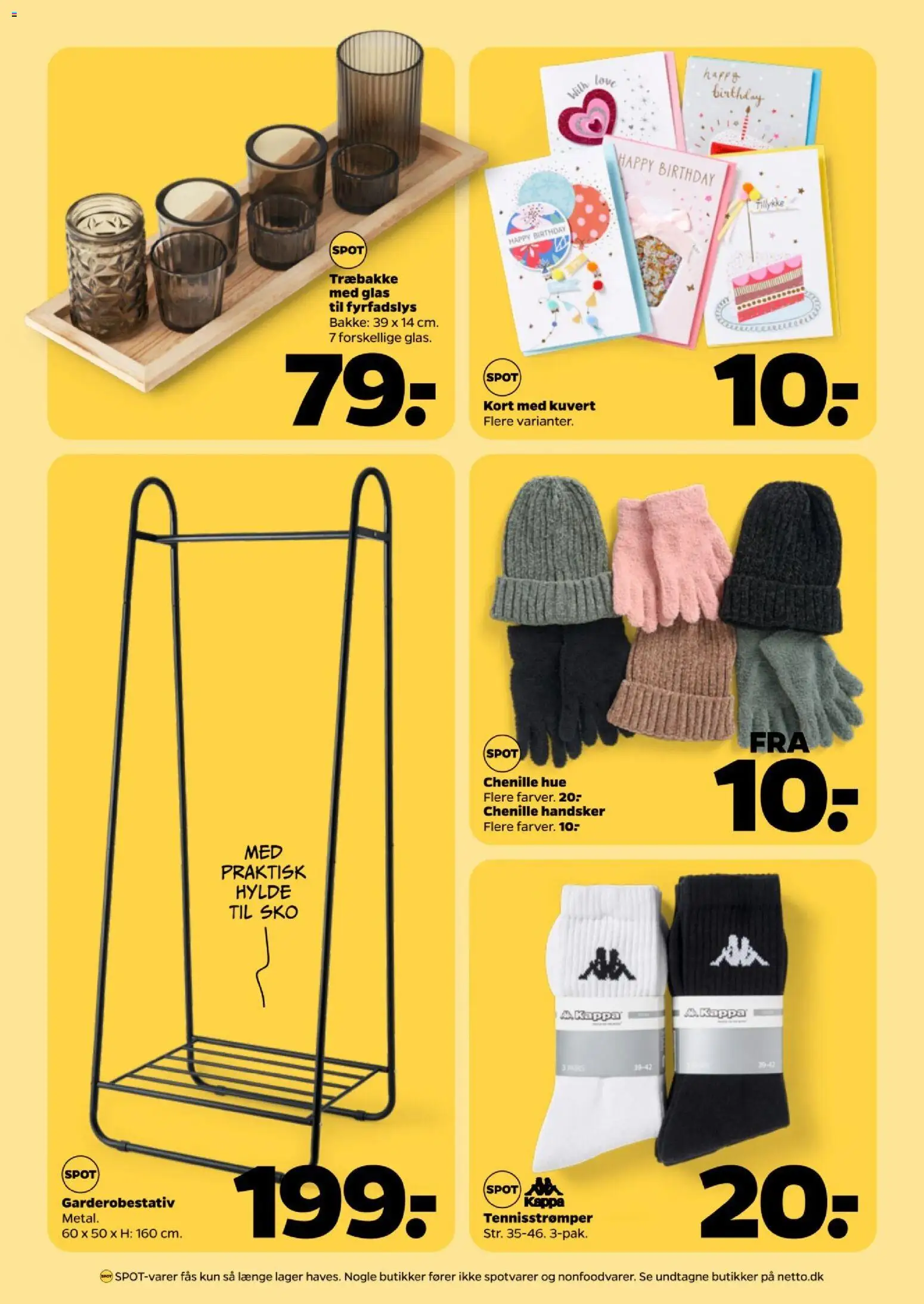 Netto tilbudsavis – gyldig fra 17/10/2026 | Side: 31 | Produkter: Hylde, Hue, Handsker, Sko