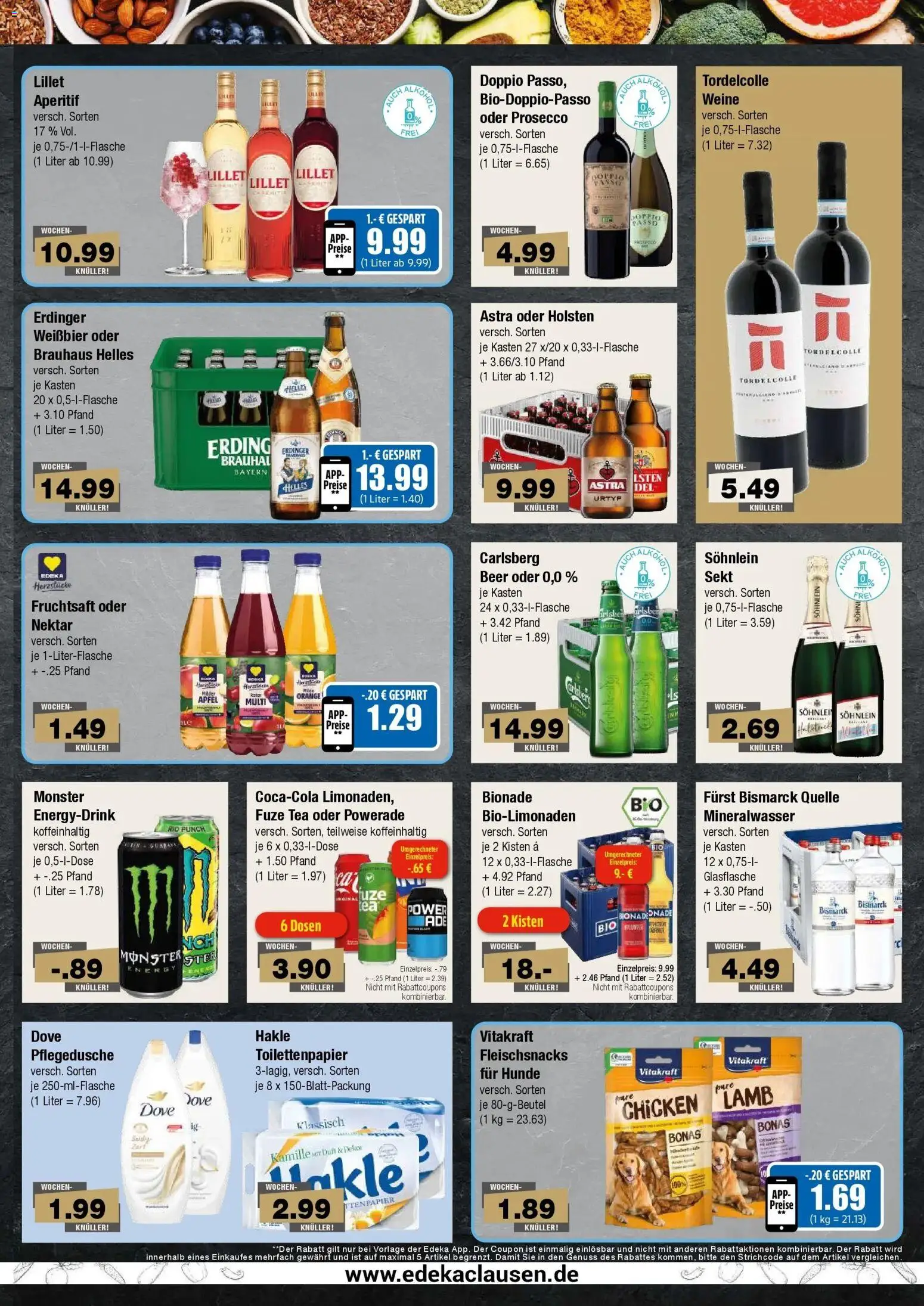 Edeka Prospekt Hamburg (ab 17.08.2026) » Angebote Online | Seite: 7 | Produkte: Weißbier, Sekt, Lillet, Alkohol