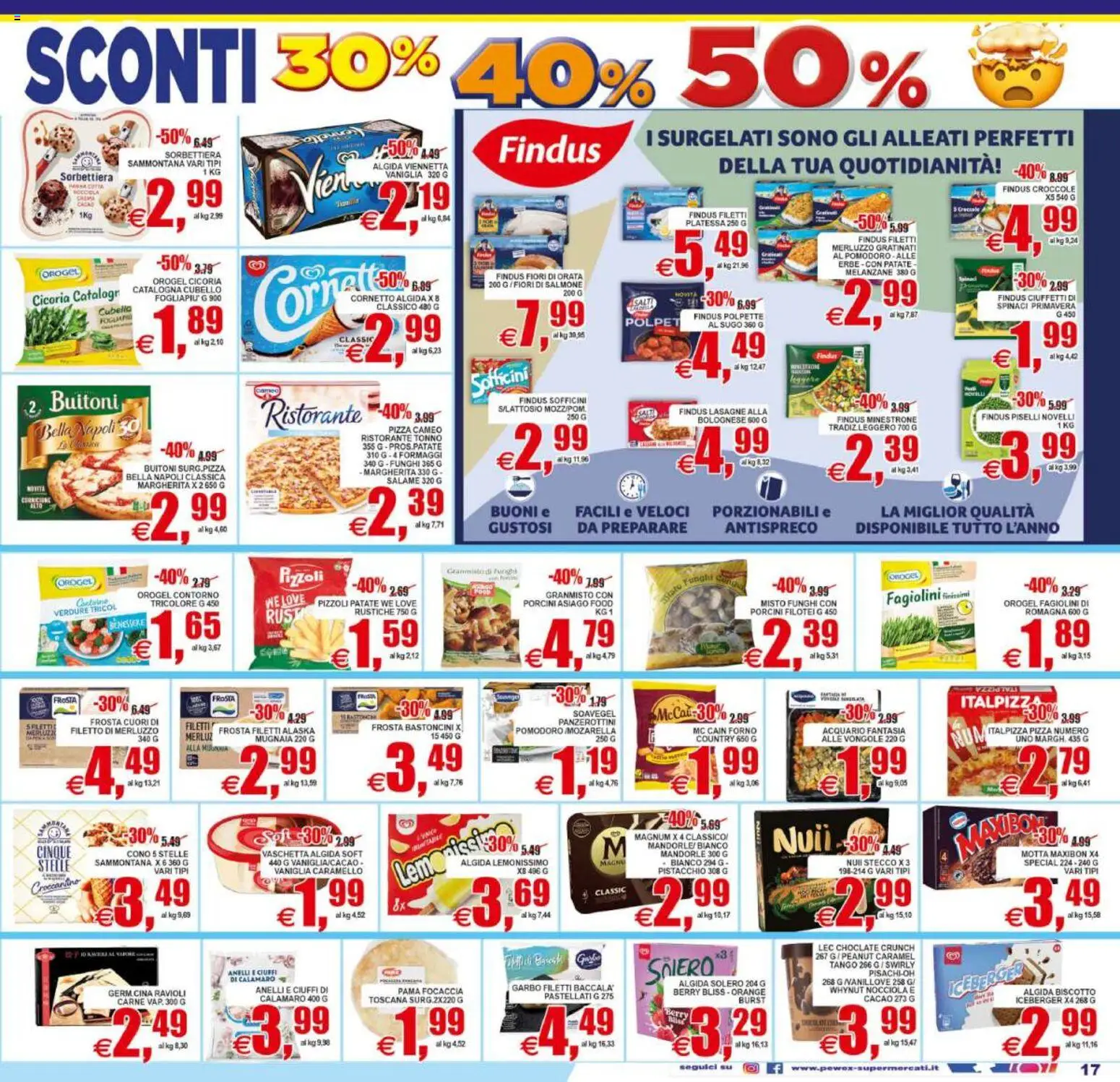 Volantino Pewex del 02/09/2026 | Pagina: 17 | Prodotti: Pistacchio, Pizza, Pomodoro, Fiori