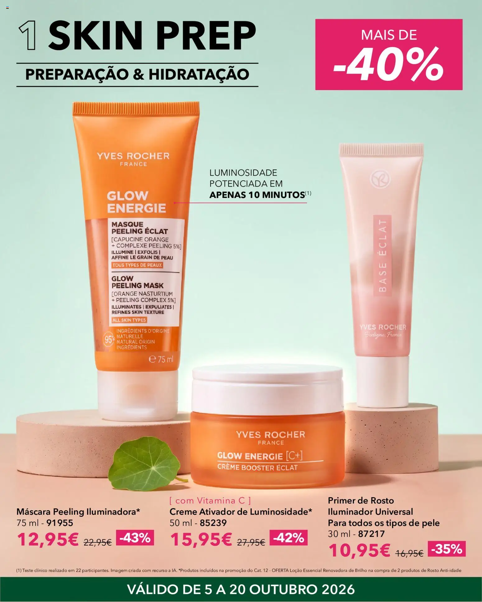 Yves Rocher Beauty glam │ válido de 05/10/2026 | Página: 2 | Produtos: Iluminador, Primer, Base, Vitamina c