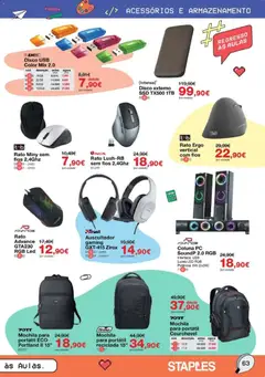 Pré-visualização Staples Regresso às Aulas 2026 válido de 17/08/2026 | Página: 63 | Produtos: Mochila, PC, USB