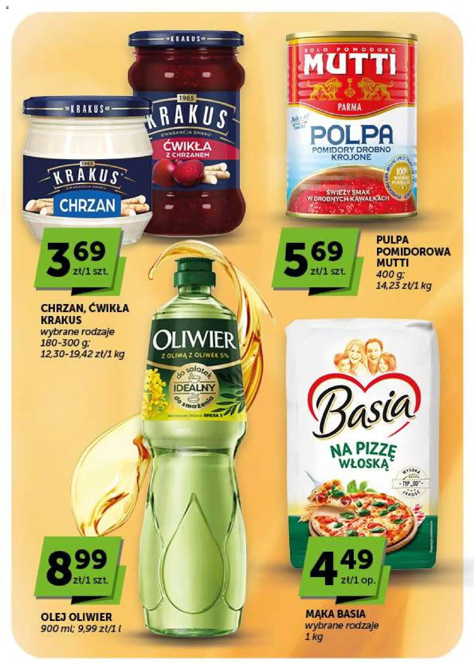 Groszek gazetka od 17.09.2026 | Strona: 33 | Produkty: Oliwa z oliwek, Chrzan, Olej, Pomidory