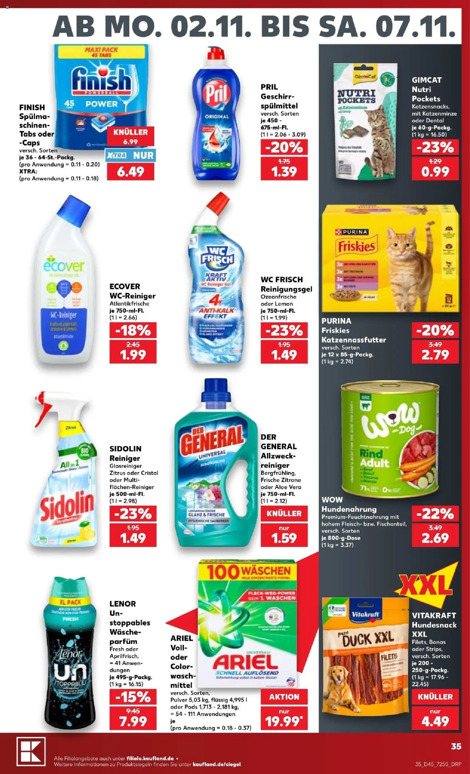 Kaufland Prospekt Hamburg – gültig ab 31.10.2026 | Seite: 35 | Produkte: Parfüm, Wc frisch, Pril, Fleisch