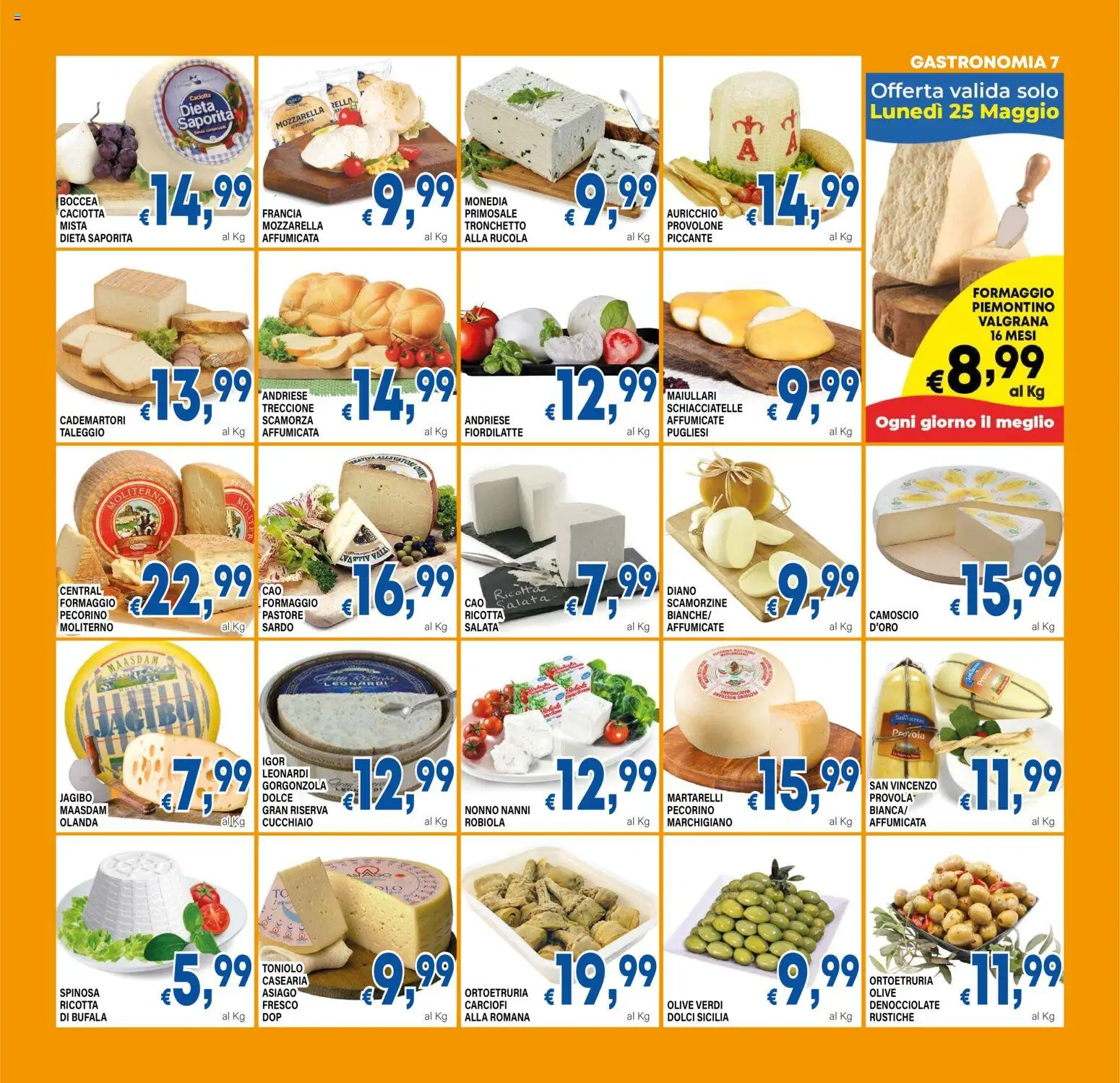 Volantino DEM del 20.05.2026 | Pagina: 7 | Prodotti: Rucola, Olive, Carciofi, Robiola