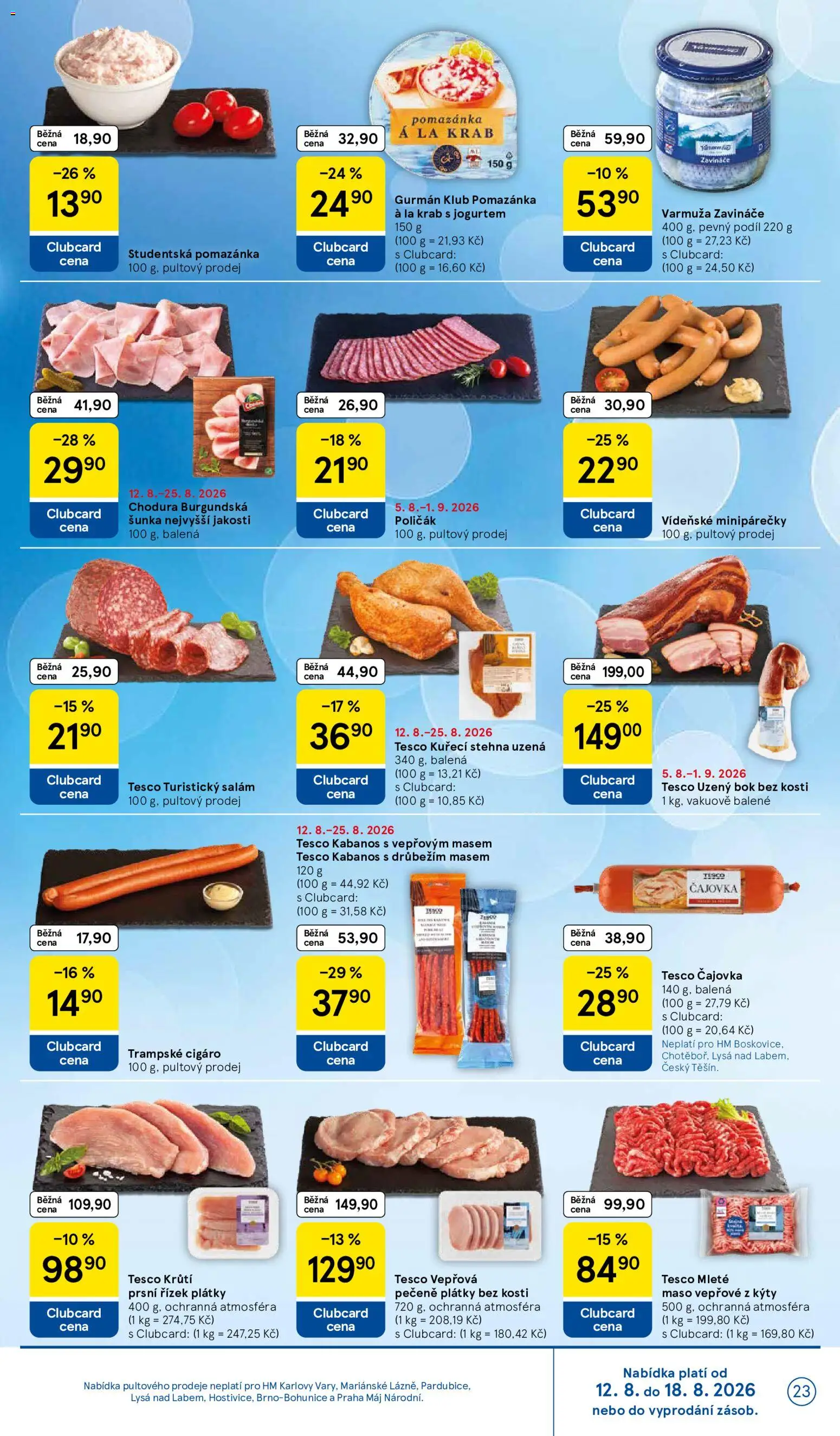 Tesco leták - Hypermarket od 12.08.2026 | Strana: 23