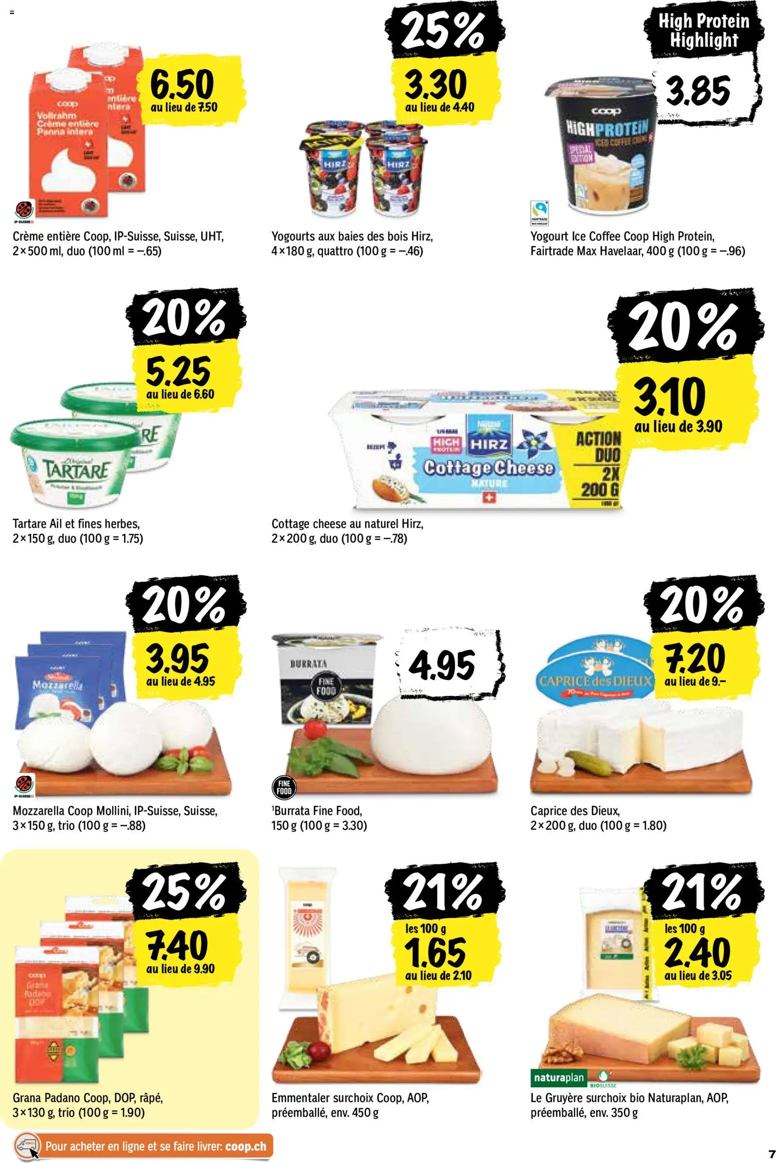 Coop aktionen FR – gültig ab 06.08.2026 | Seite: 7 | Produkte: Fennikel, Creme