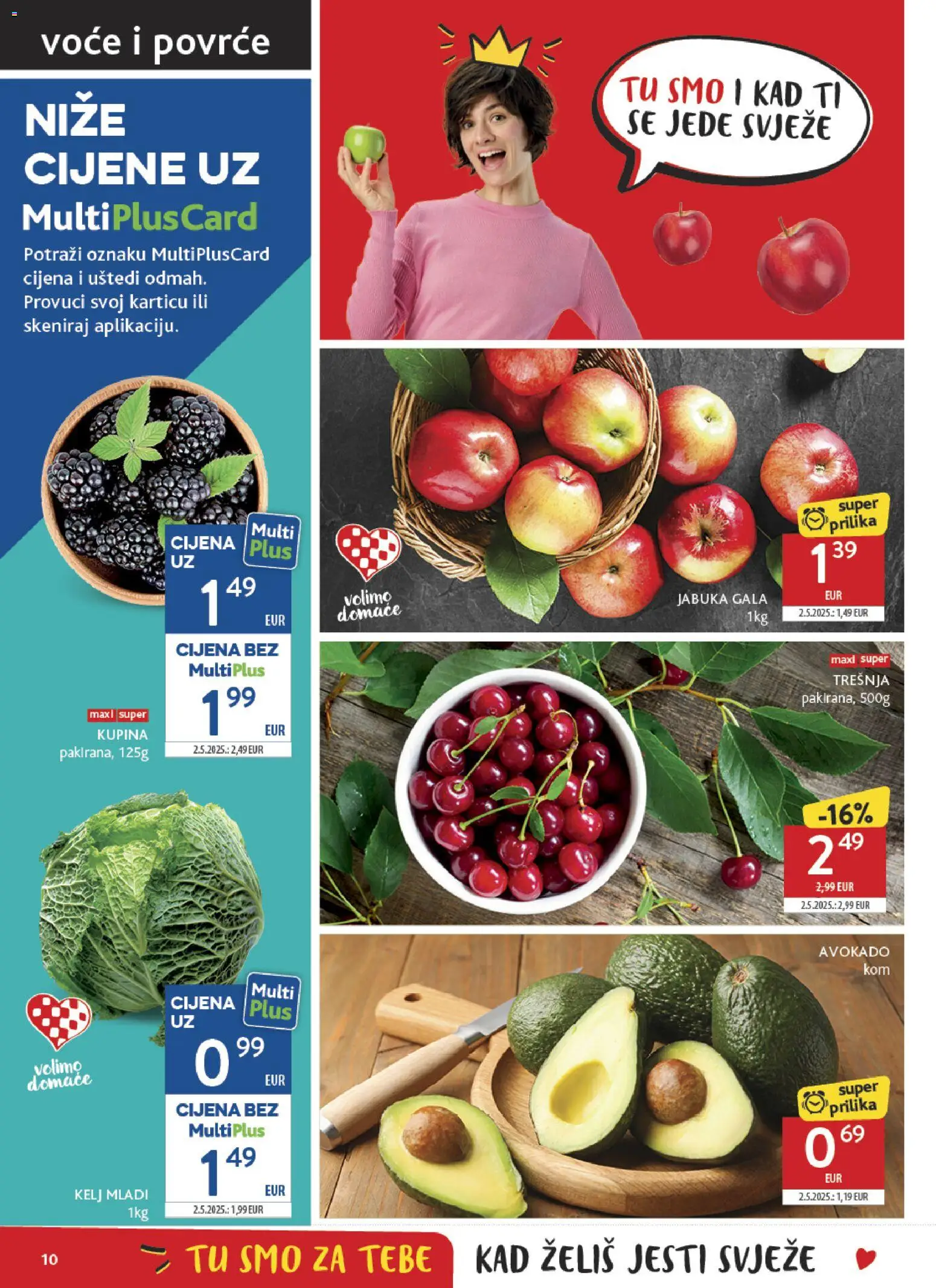 Konzum katalog | vrijedi od 03.06.2026 | Stranica: 10 | Proizvodi: Kelj, Avokado, Povrće, Jabuka
