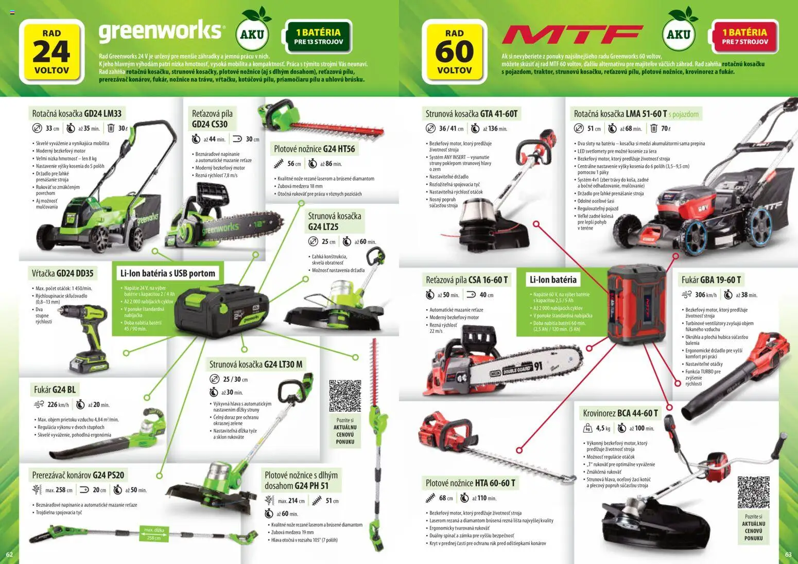 Nové Mountfield akcie – leták je platný od 25.03.2026 | Strana: 32 | Produkty: Krovinorez, Reťazová píla, Kosačka, Píla