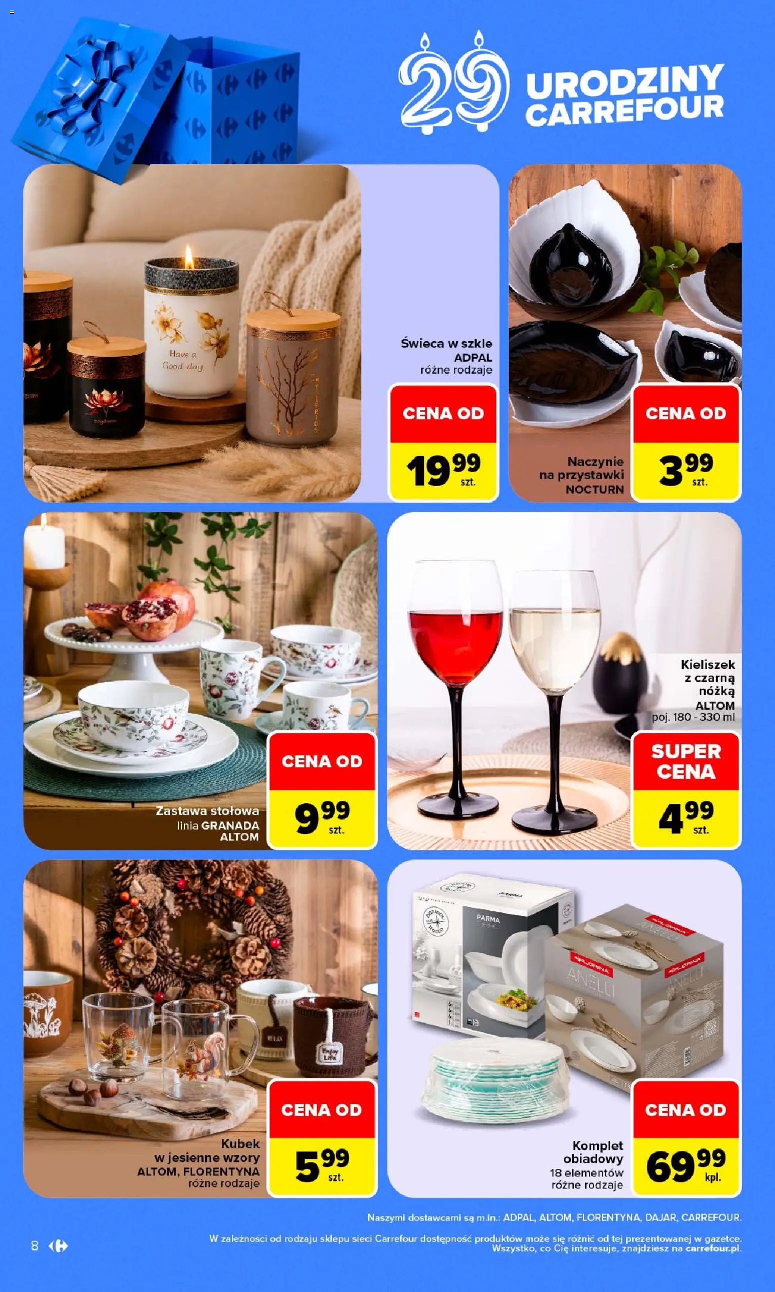 Carrefour gazetka - Halloween od 05.10.2026 | Strona: 8 | Produkty: Świeca
