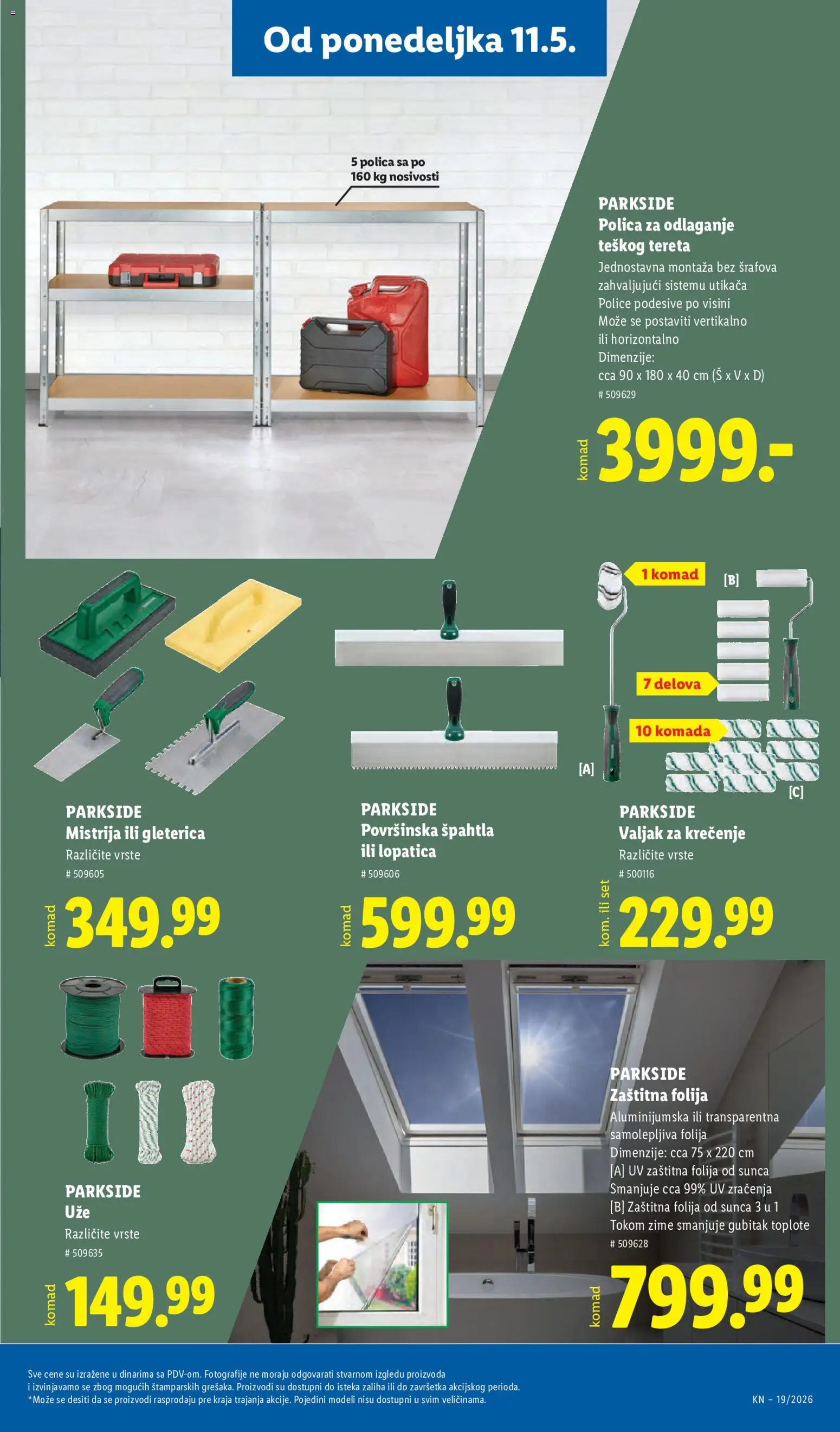 Lidl katalog - važi od 07.05.2026 | Strana: 89 | Proizvode: Parkside, Polica
