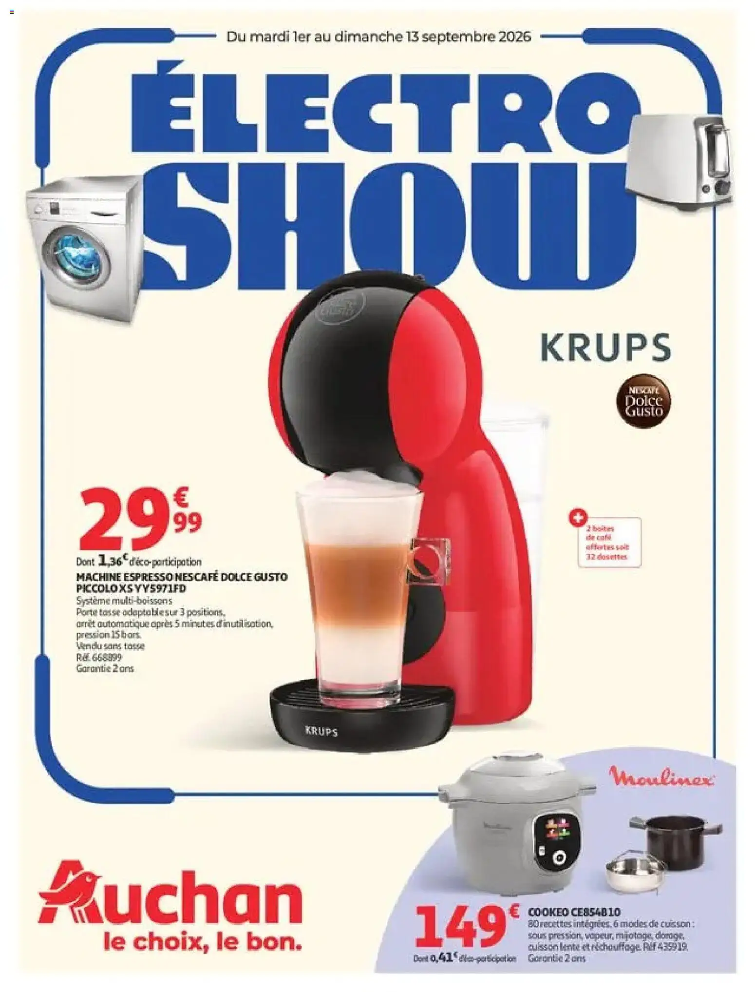 {H1} | Page: 1 | Produits: Cookeo, Nescafe dolce gusto, Porte, Moulinex