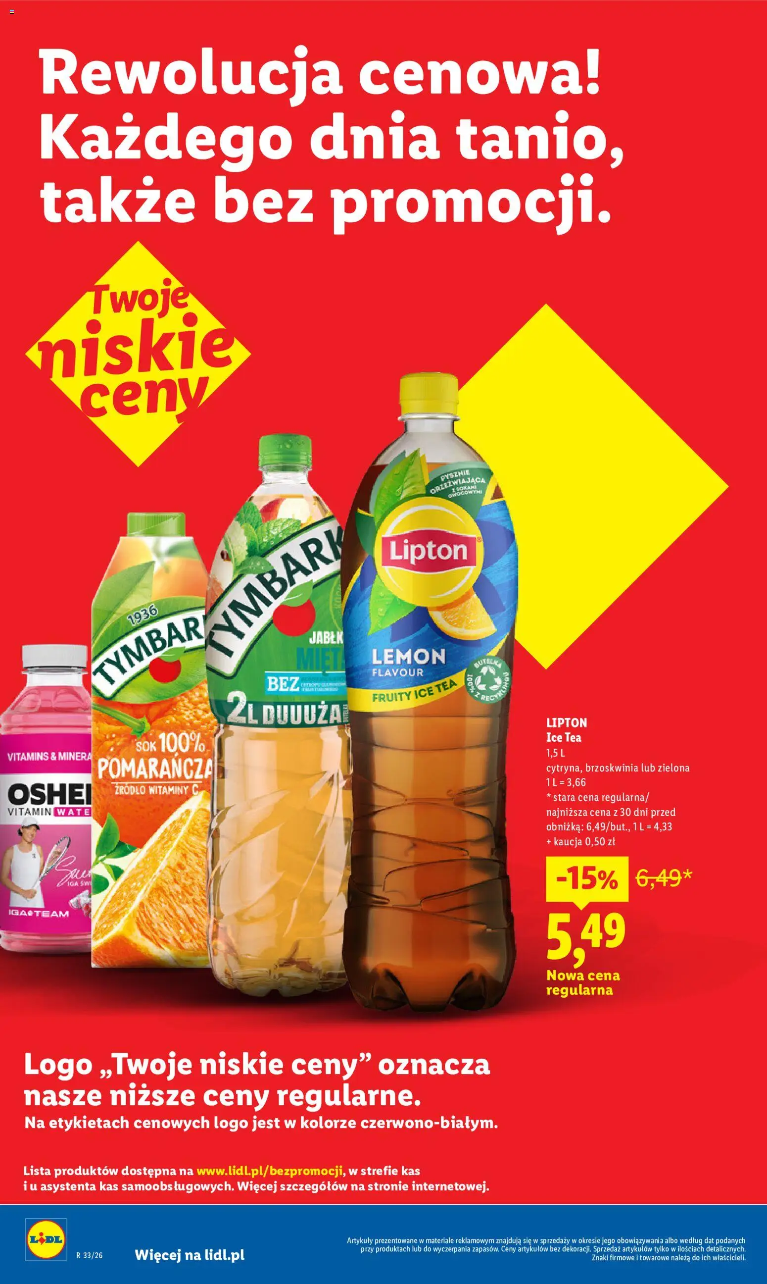 Lidl Polsko leták od 12.08.2026 | Strana: 36 | Produkty: Ice tea