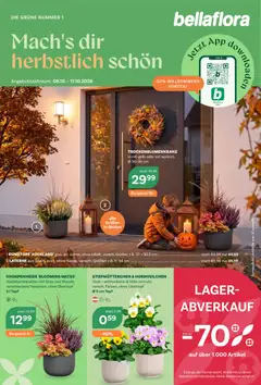 bellaflora Flugblatt ab 08.10.2026 gültig