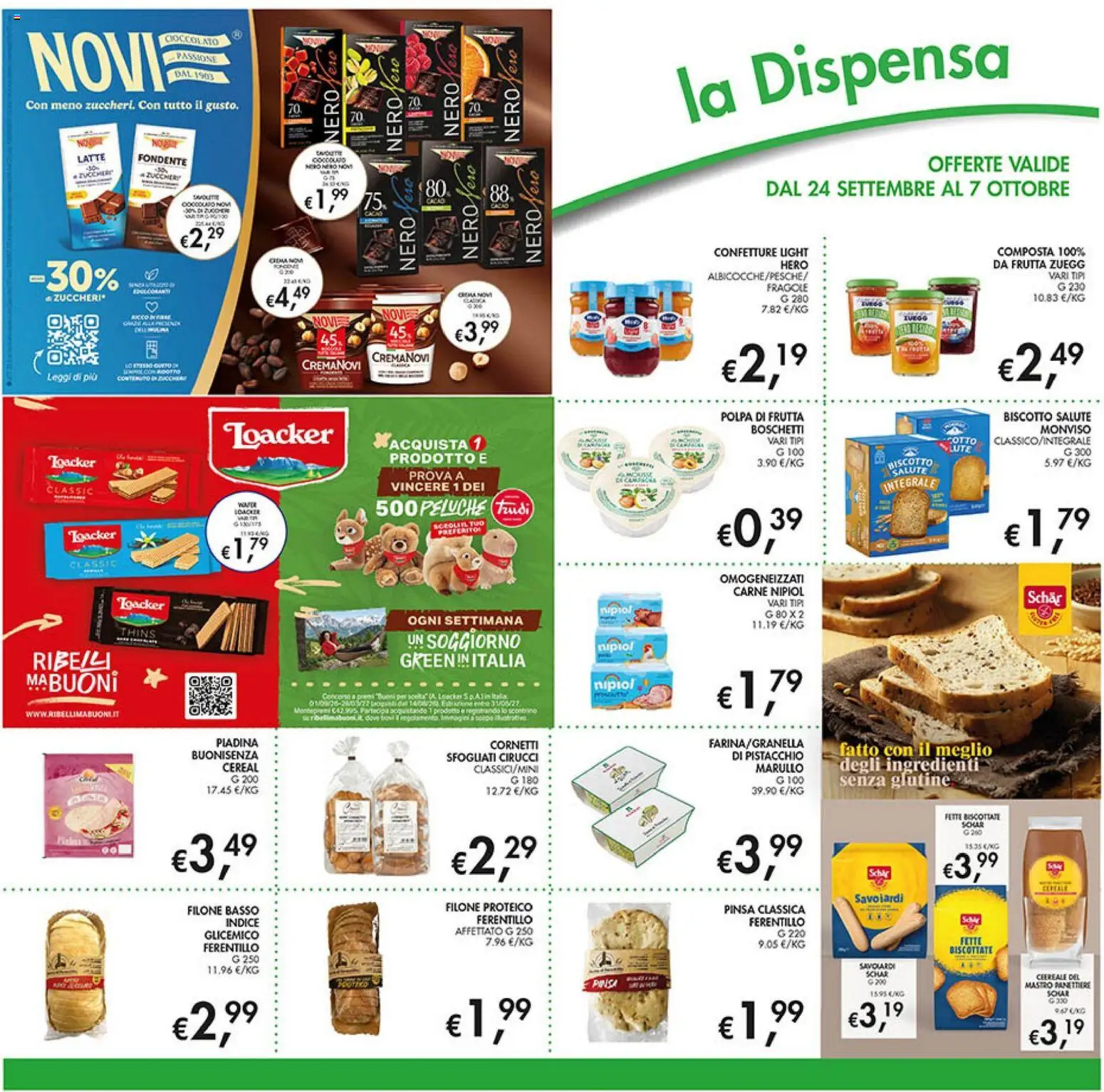 Volantino Coal del 24/09/2026 | Pagina: 24 | Prodotti: Fragole, Carne, Ingredienti, Fette biscottate