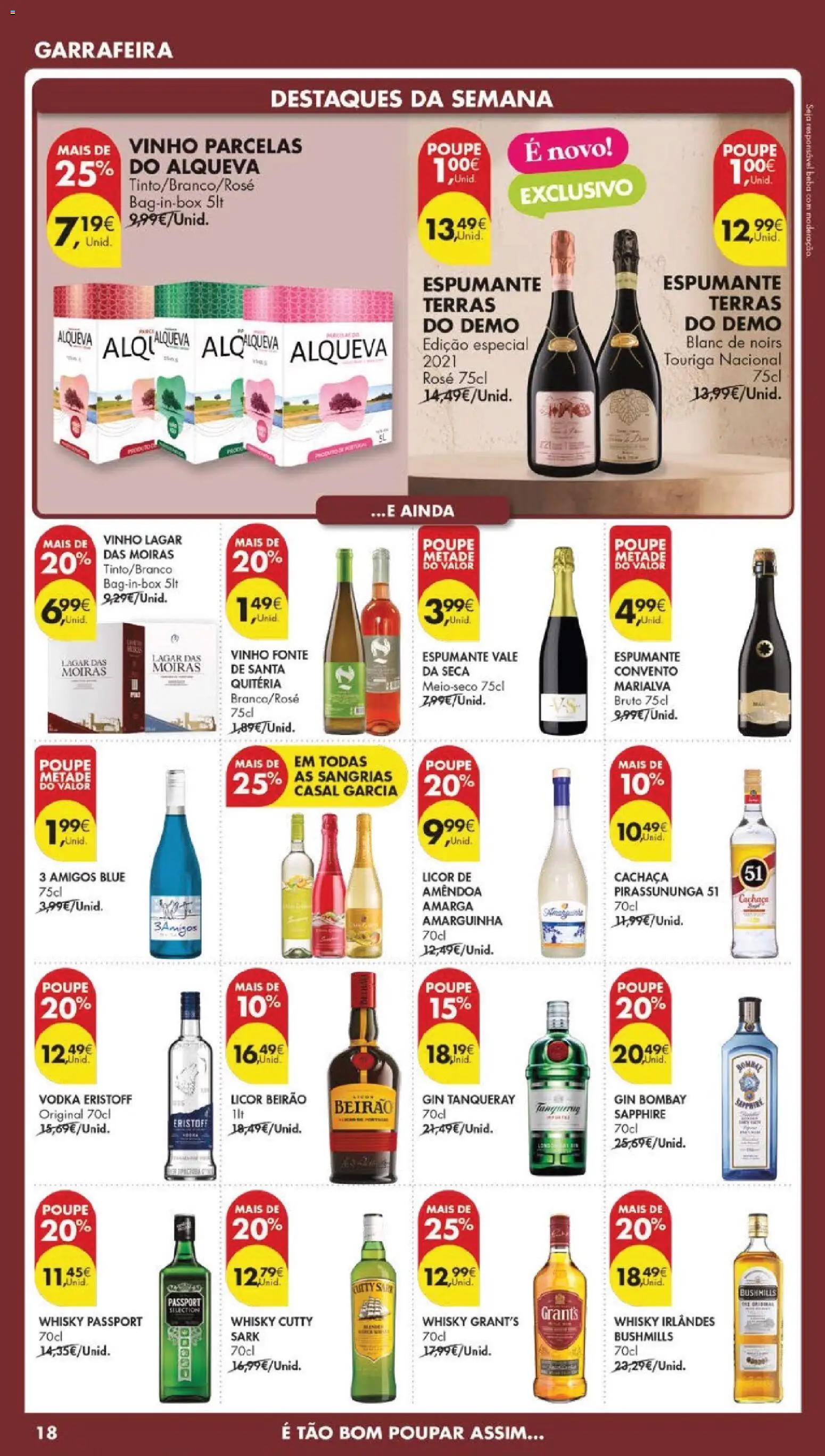 Pingo Doce folheto │ válido de 21.04.2026 | Página: 20 | Produtos: Espumante, Licor, Vinho, Vodka