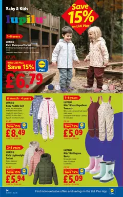 Preview of Weekly offers Lidl valid from 17/09/2026 | Page: 16 | Products: Jacket, Suit, Boots