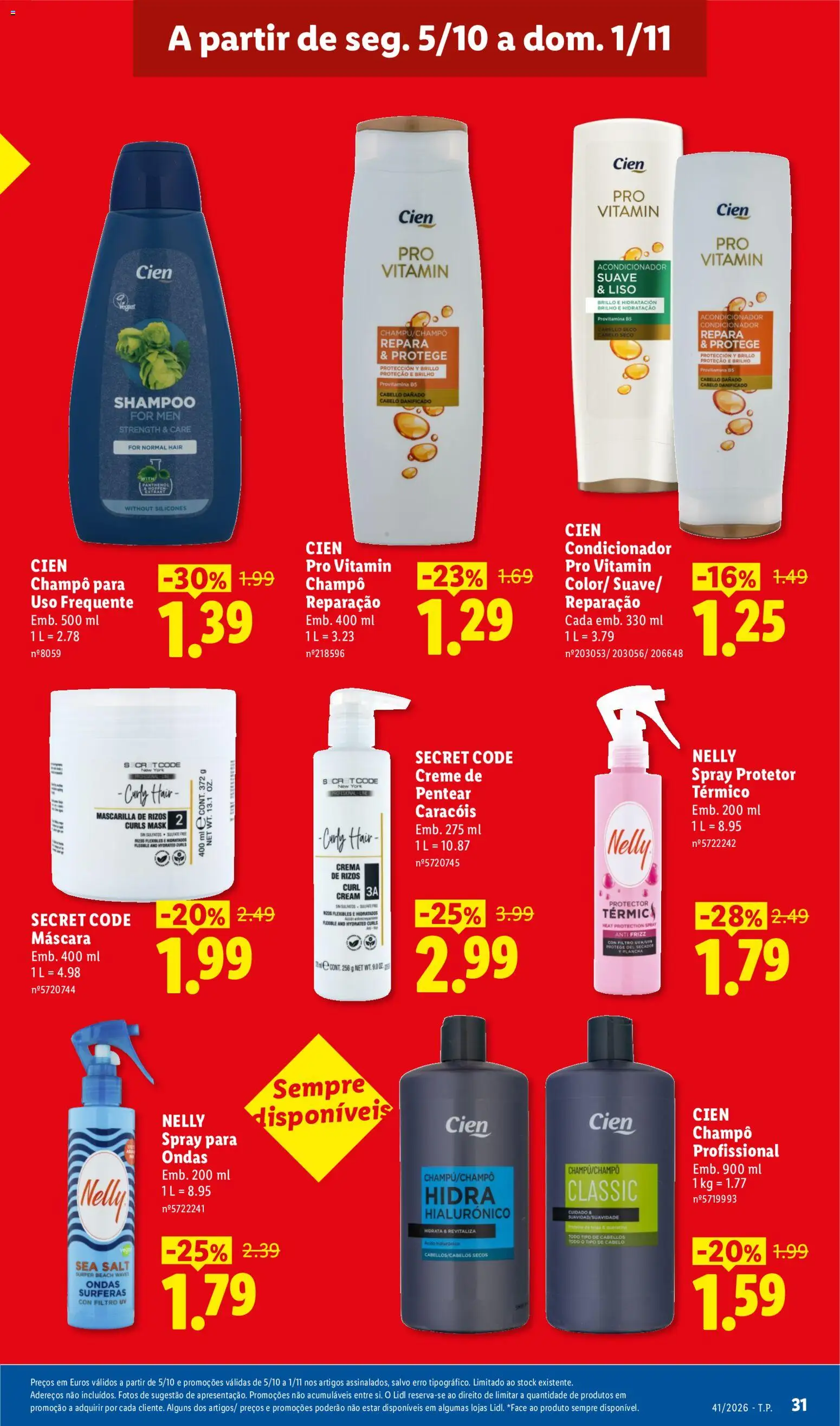 Lidl folheto │ válido de 05/10/2026 | Página: 31
