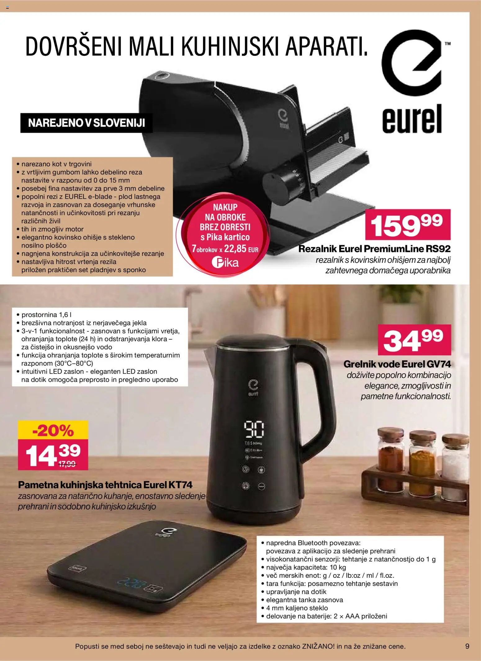 Novi Mercator katalog ponudbe – veljaven od 16.09.2026 | Stran: 9 | Izdelki: Med, Baterije, Grelnik vode, Tehtnica