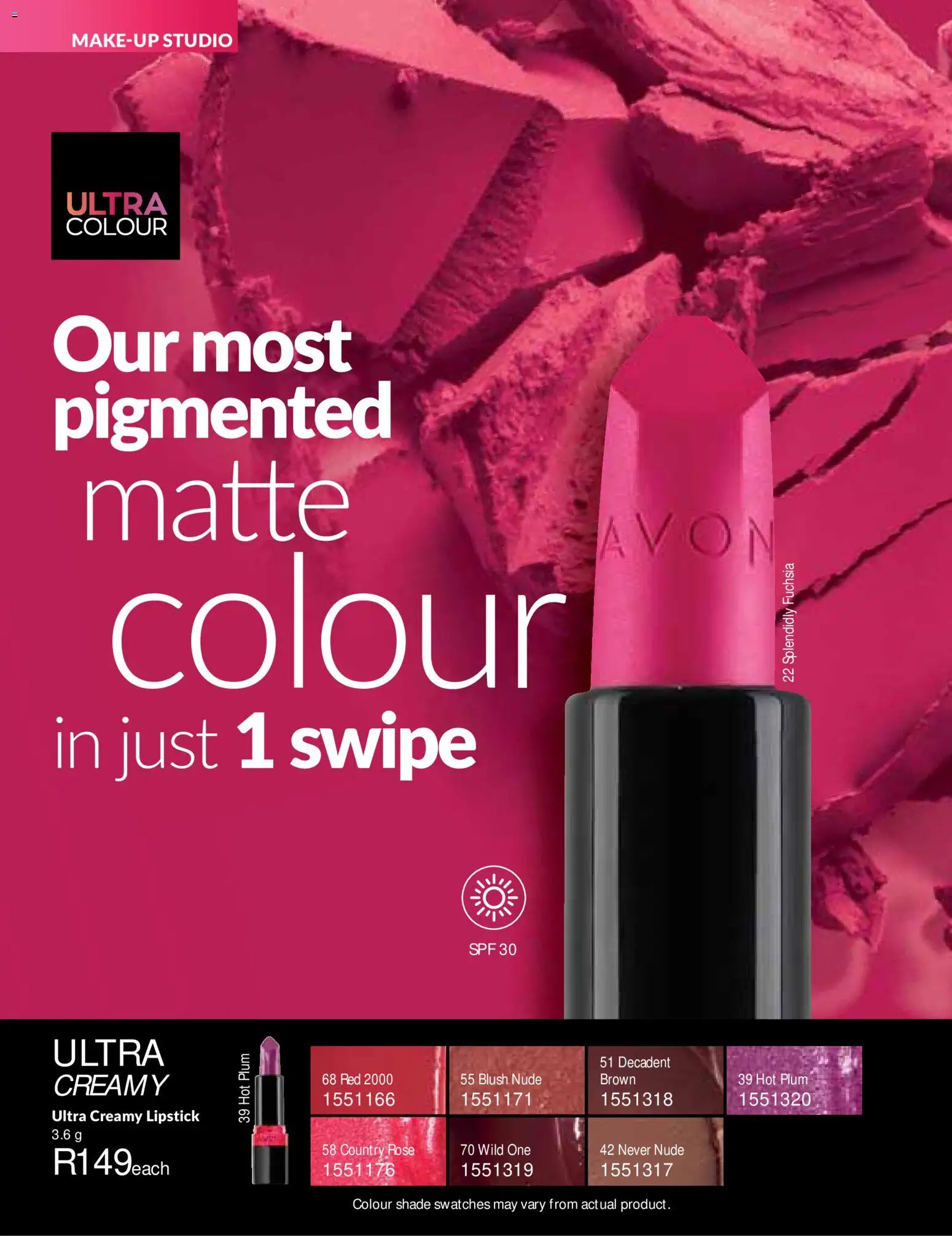New Avon catalogue – valid from 01/10/2026 | Page: 32 | Products: Blush, Lipstick