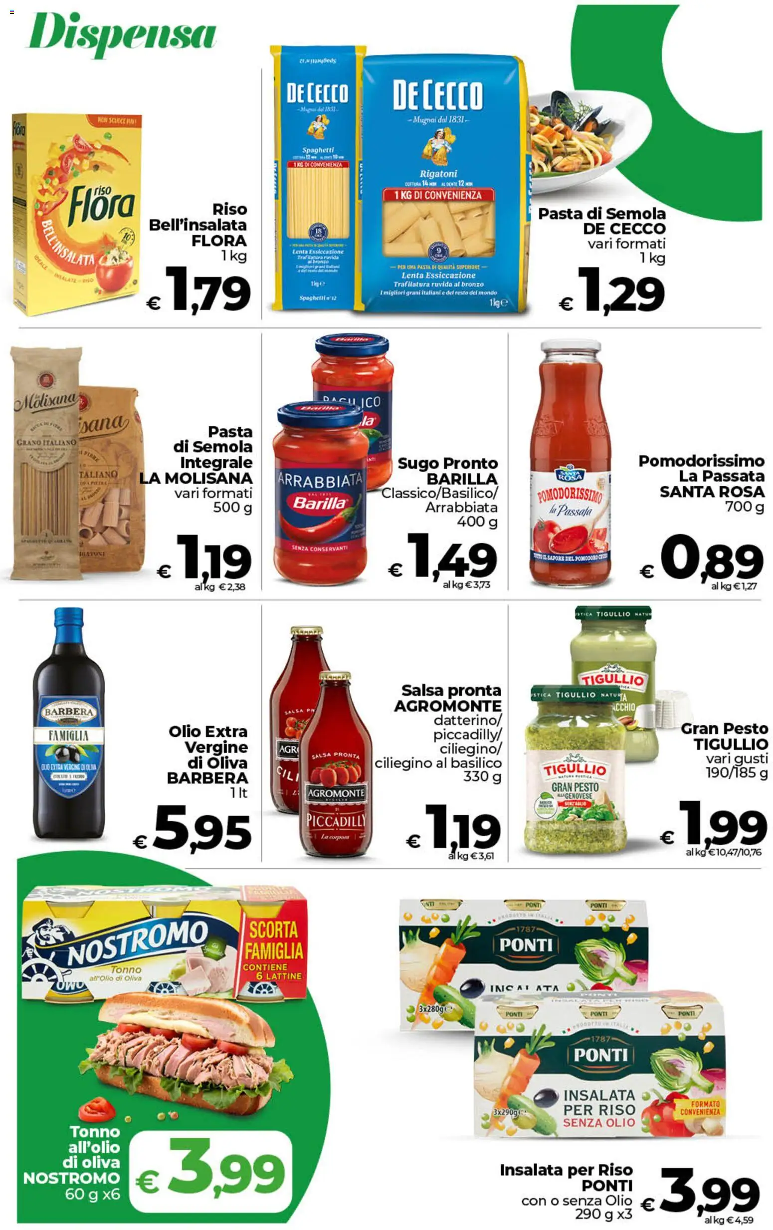 Volantino COOP del 21/07/2026 | Pagina: 14 | Prodotti: Pesto, Tonno, Olio extra vergine, Sugo