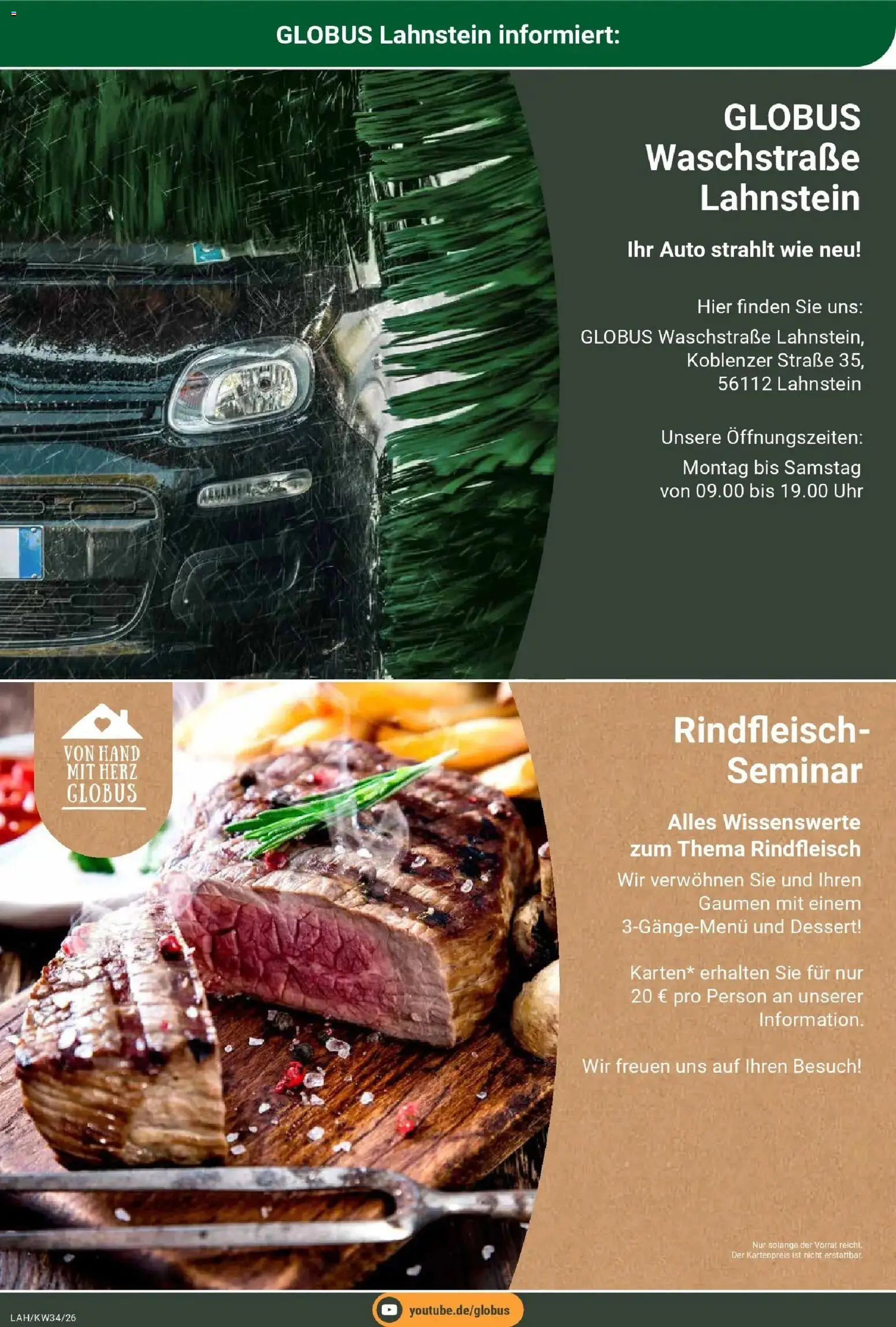 Globus Prospekt Lahnstein (ab 17.08.2026) » Angebote online | Seite: 27 | Produkte: Rindfleisch, Uhr