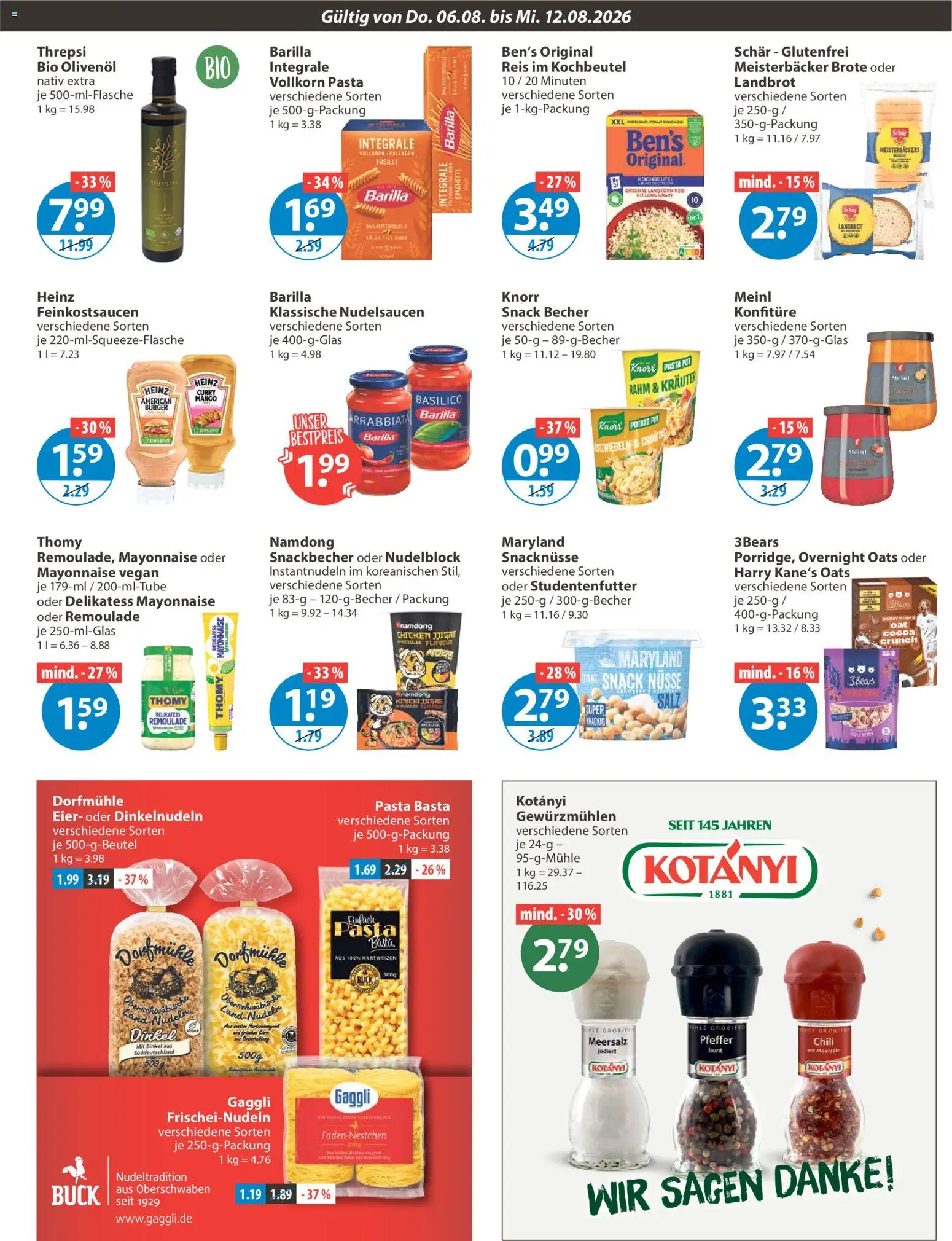 V-Markt Angebote – gültig ab 06.08.2026 | Seite: 7 | Produkte: Mayonnaise, Pfeffer, Reis, Nüsse