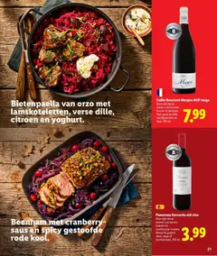 Bietenpaella van orzo met lamskoteletten, verse dille, citroen en yoghurt., Bietenpaella van orzo met lamskoteletten, verse dille, citroen en yoghurt. - Voorbeeld van een folder van Lidl, geldig van 23-09-2026 | Pagina: 21