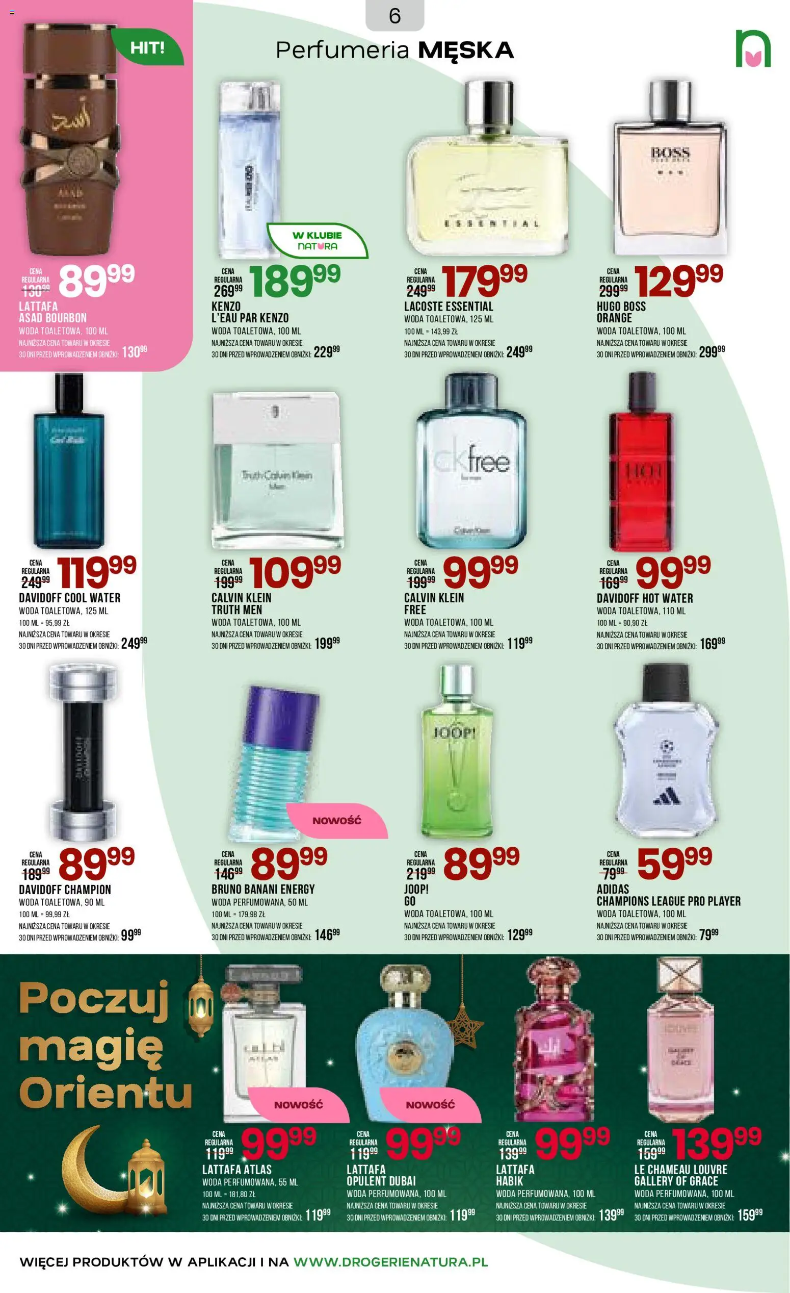Drogerie Natura gazetka od 18.05.2026 | Strona: 6 | Produkty: Bourbon, Woda