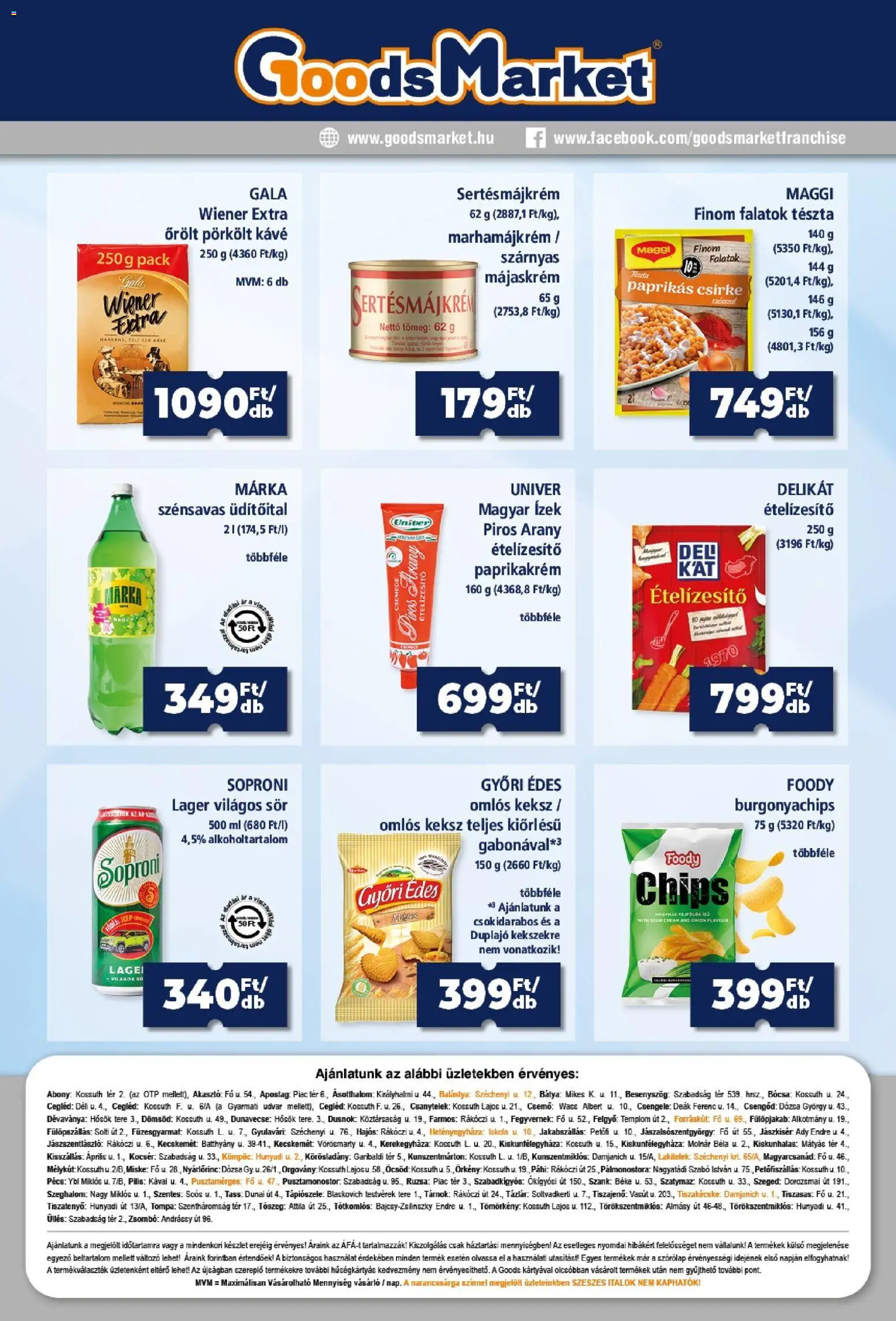 Goods Market akciós ujság - amely érvényes a következő dátumtól: 2026.07.02. | Oldal: 4
