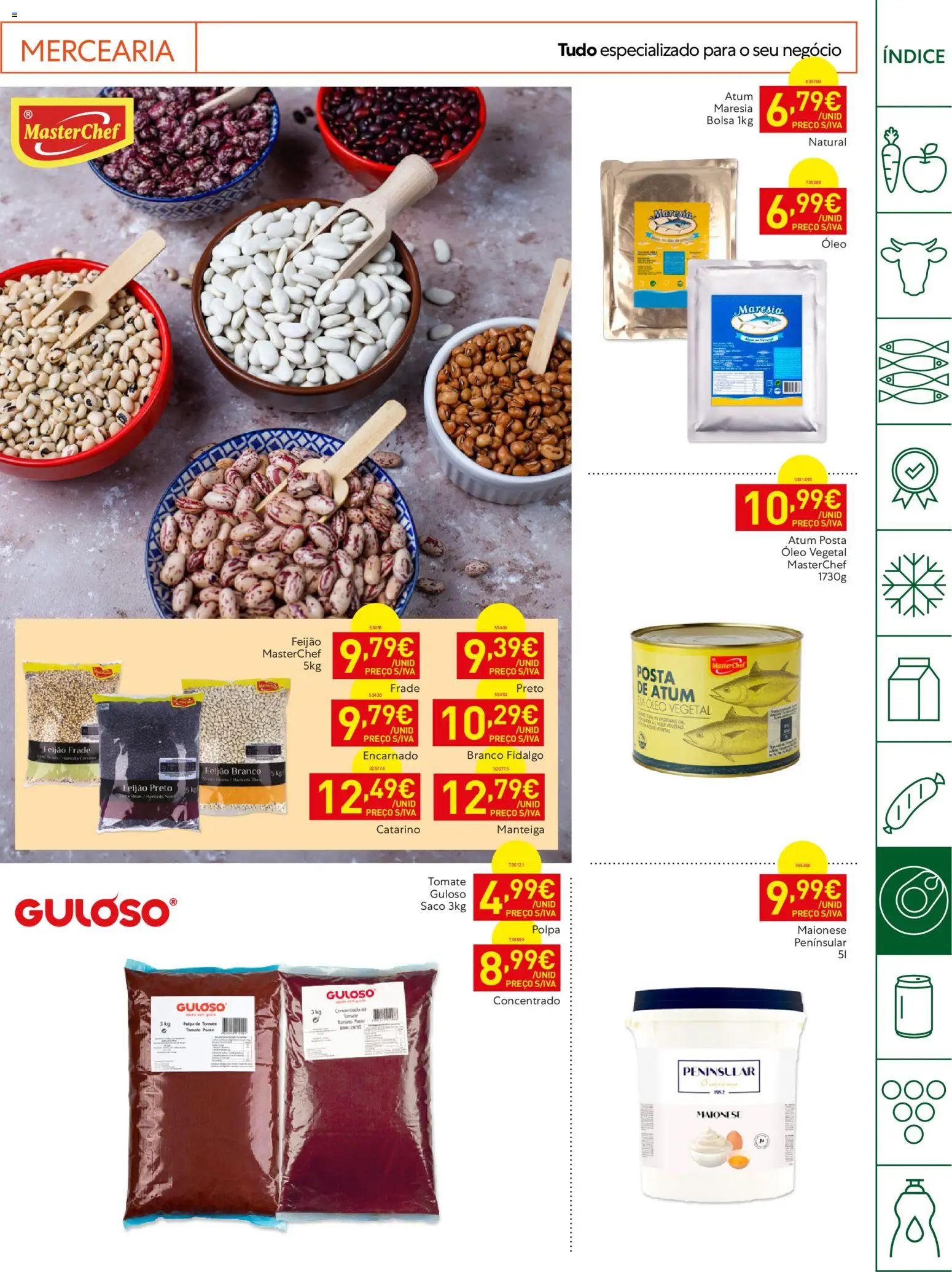 Recheio Horeca Madeira │ válido de 28/07/2026 | Página: 15 | Produtos: Atum, Manteiga, Óleo, Tomate