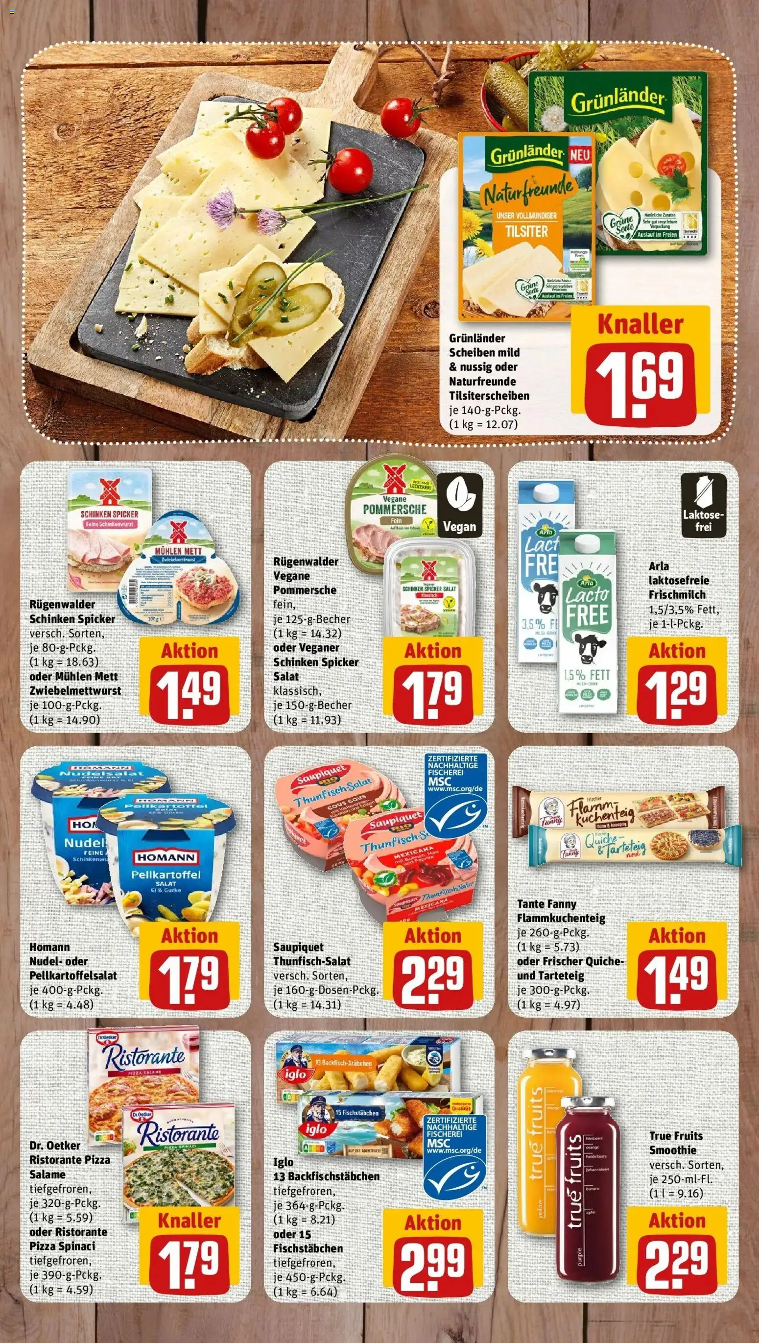 REWE Prospekt ab 31.08.2026 zum Blättern » Angebote | Seite: 7 | Produkte: Ristorante, Thunfisch, Fischstabchen, Salat