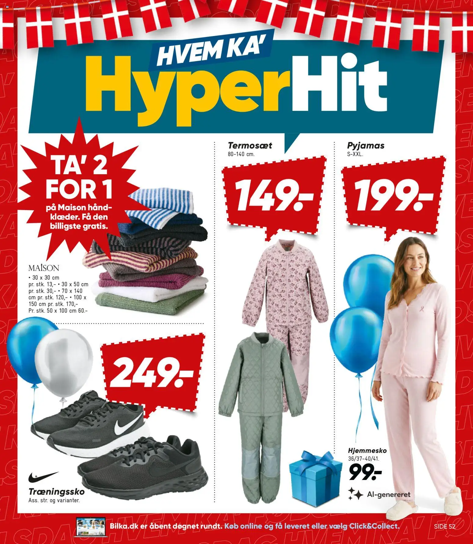 Bilka tilbudsavis – gyldig fra 14/08/2026 | Side: 5 | Produkter: Pyjamas, Hjemmesko