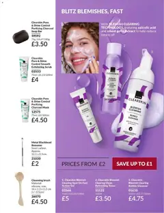 Preview of AVON - Offers valid from 01/09/2026 | Page: 87 | Products: Brush, Mask, Soap, Toner
