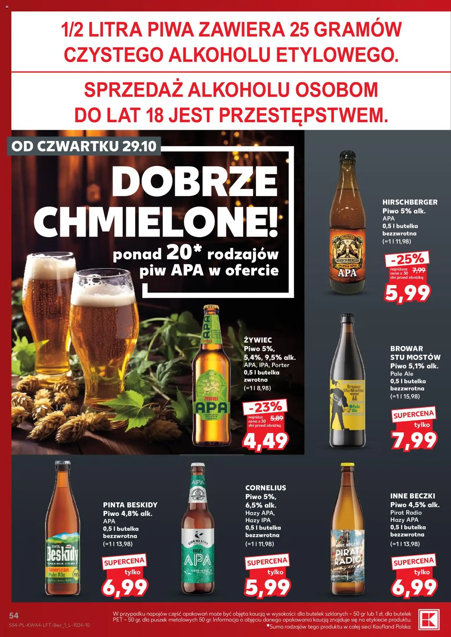 Kaufland Polsko leták od 29.10.2026 | Strana: 54 | Produkty: Rádio