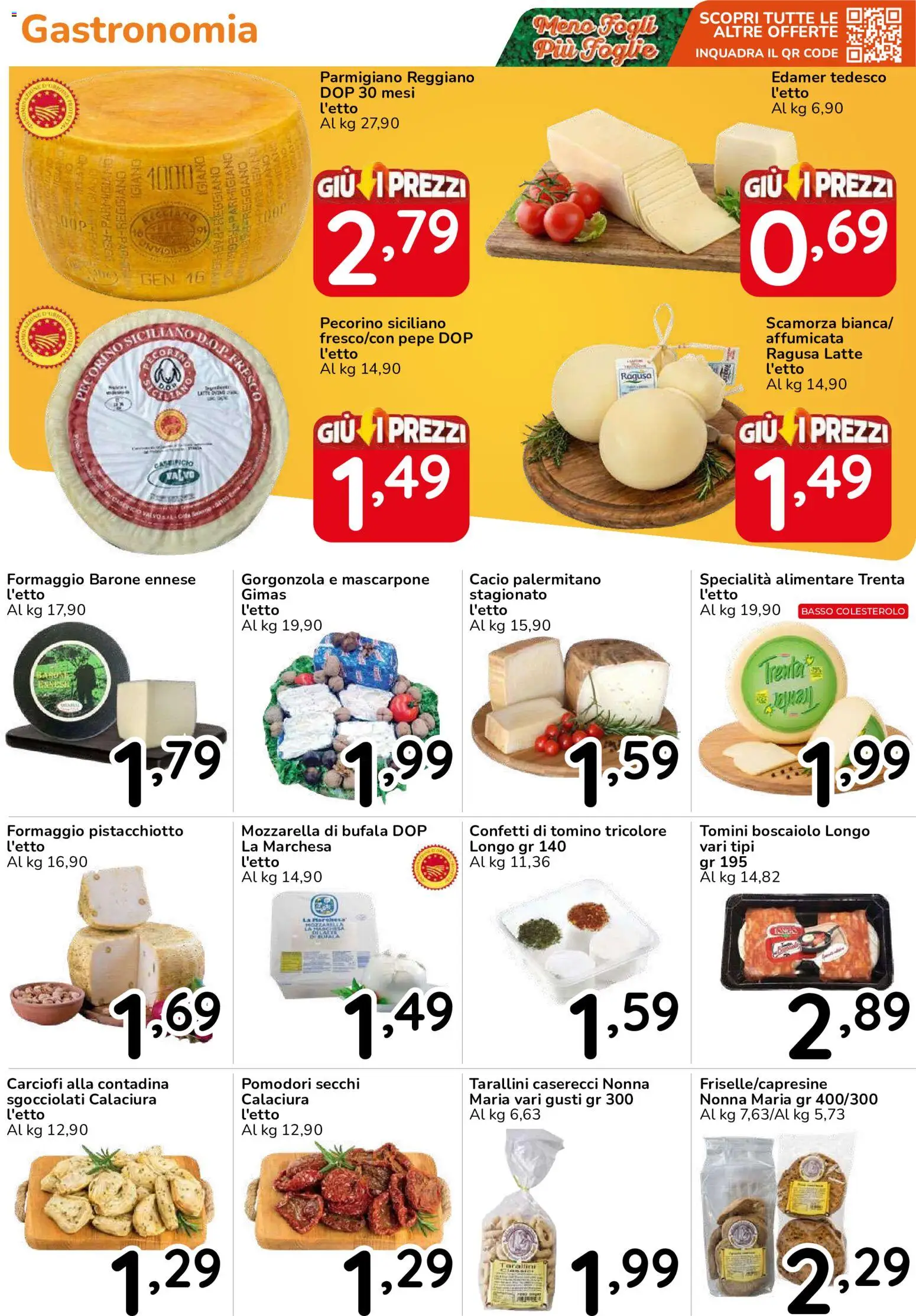Volantino Famila del 15/10/2026 | Pagina: 7 | Prodotti: Latte, Mozzarella di bufala, Parmigiano reggiano, Specialità