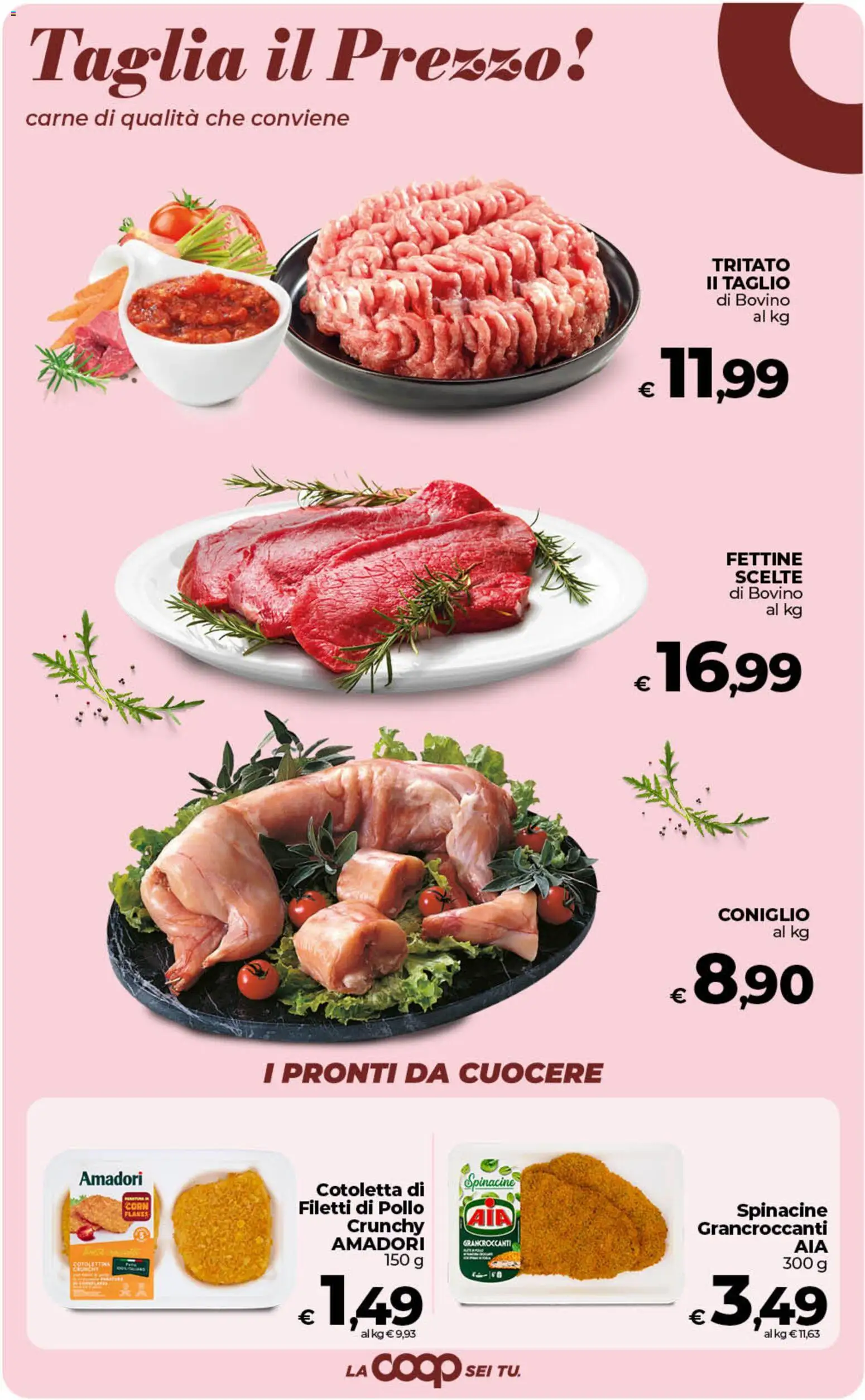 Volantino COOP del 21/07/2026 | Pagina: 10 | Prodotti: Bovino, Pollo