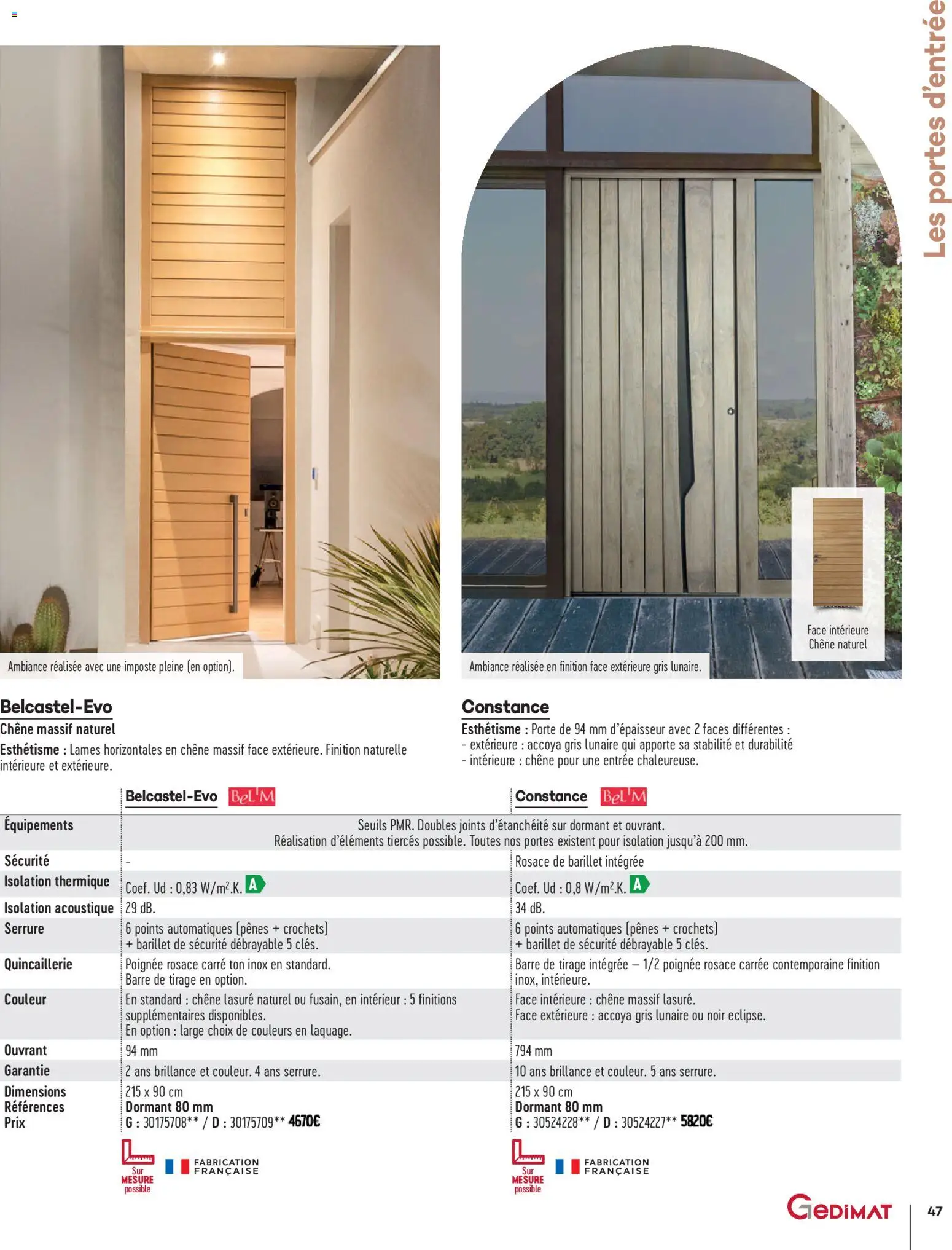 {H1} | Page: 47 | Produits: Porte, Portes