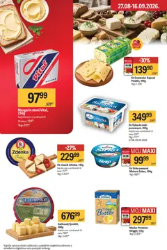 Maxi katalog - pregled Maxi kataloga - važi od 03.09.2026 | Strana: 10 | Proizvode: Maslac, Ementaler, Margarin, Kačkavalj