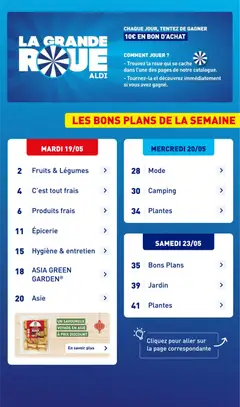 Aldi - Prévisualisation de Aldi catalogue valide à partir de 19.05.2026 | Page: 3 | Produits: Plateau, Plantes