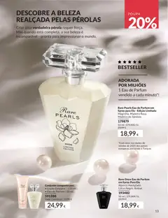 Pré-visualização Conjunto composto por: Loção Corporal | 125 ml | Eau de Parfum | 50 ml, Um conjunto que inclui loção corporal de 125 ml e eau de parfum de 50 ml. válido de 01.06.2026 | Página: 13 | Produtos: Fragrância, Base