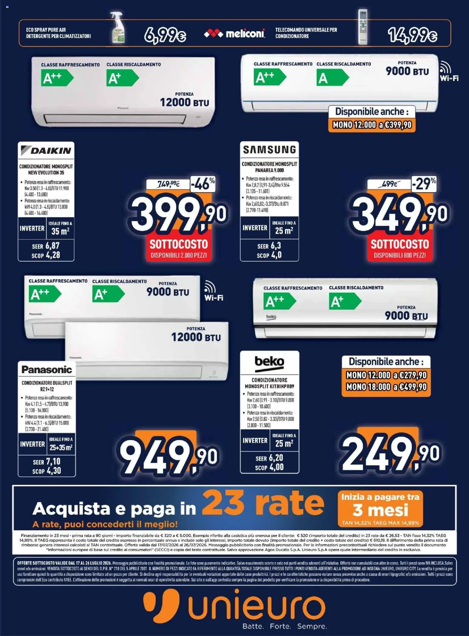 Volantino Unieuro del 17/07/2026 | Pagina: 27